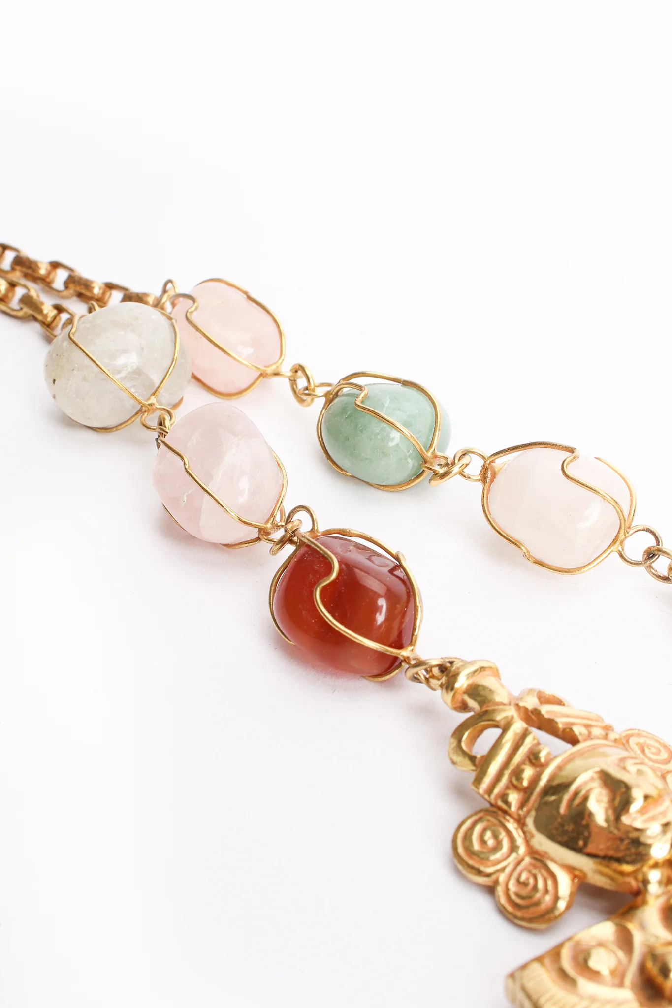 Larry Vrba Mayan Rock Crystal Necklace - Image 5