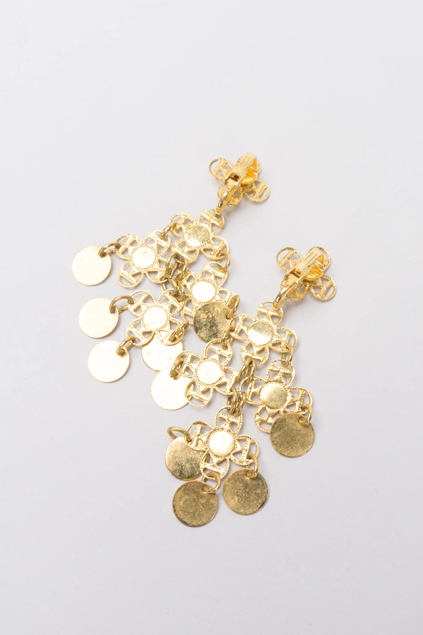 Lattice Mesh Necklace and Earring Set - Image 4