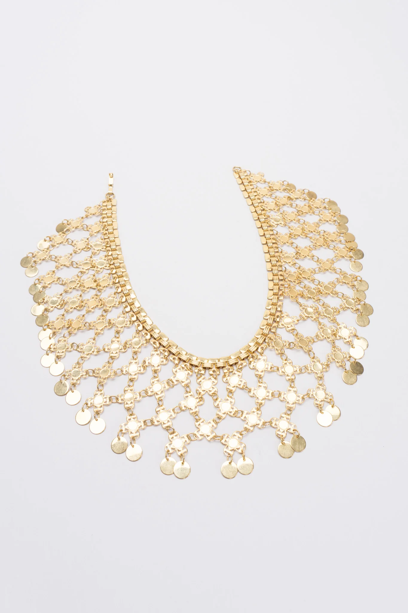 Lattice Mesh Necklace and Earring Set - Image 6