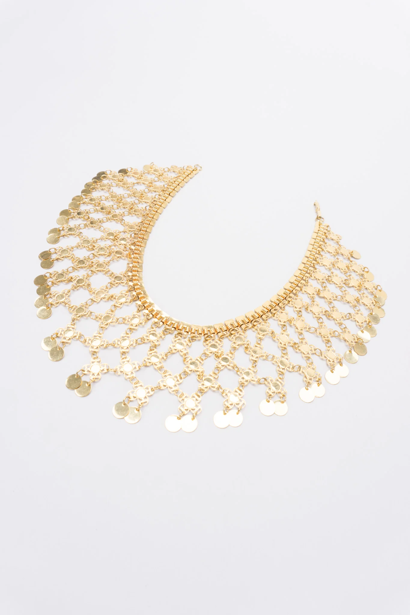 Lattice Mesh Necklace and Earring Set - Image 7