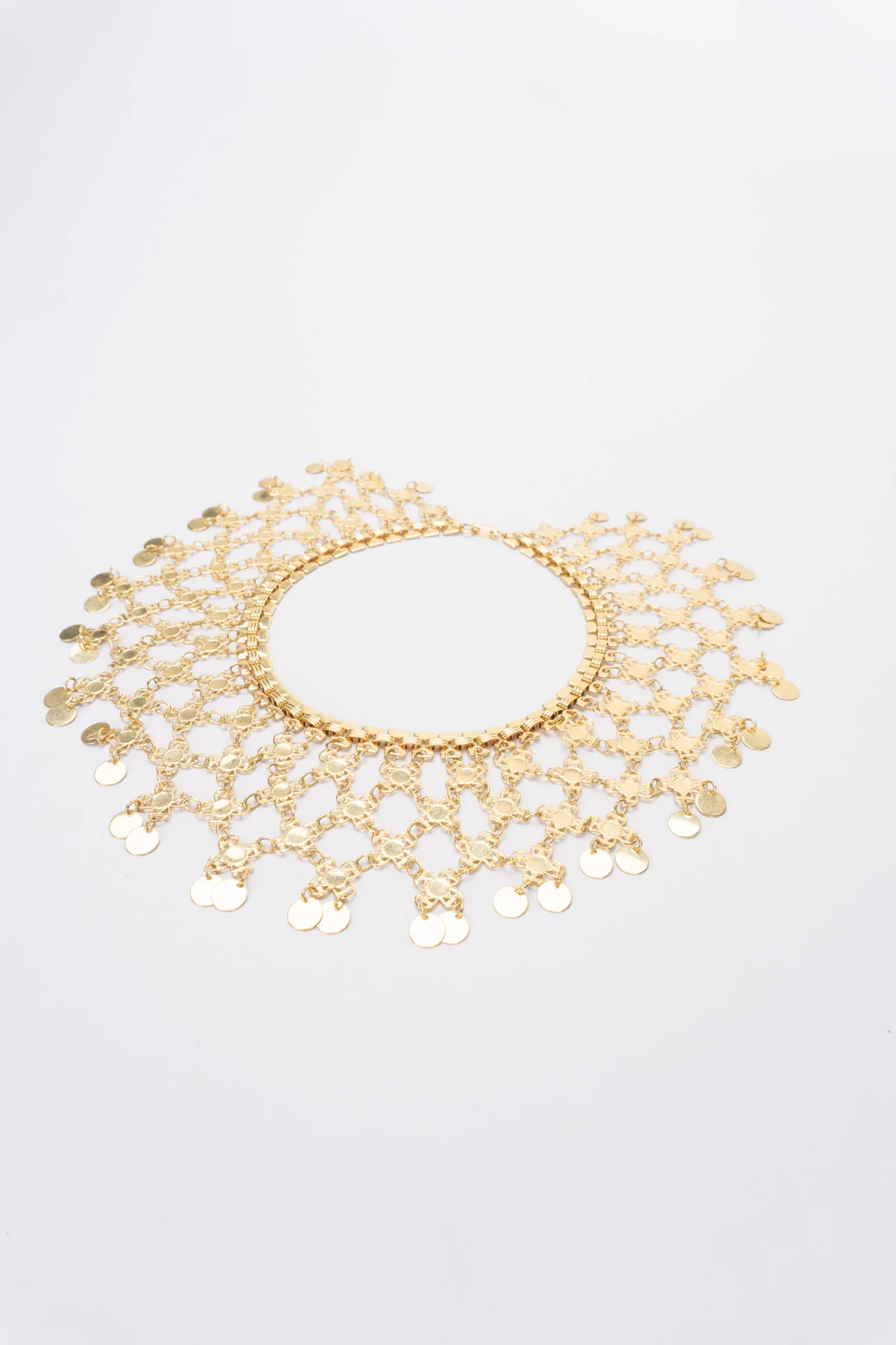 Lattice Mesh Necklace and Earring Set - Image 9