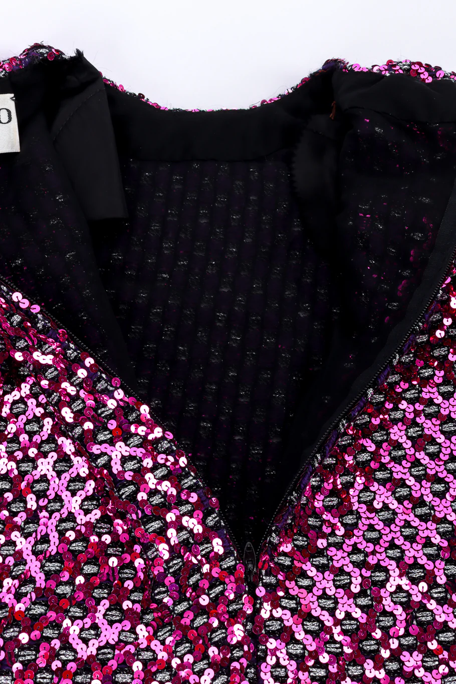 Lattice Sequin Ruffle Top - Image 6