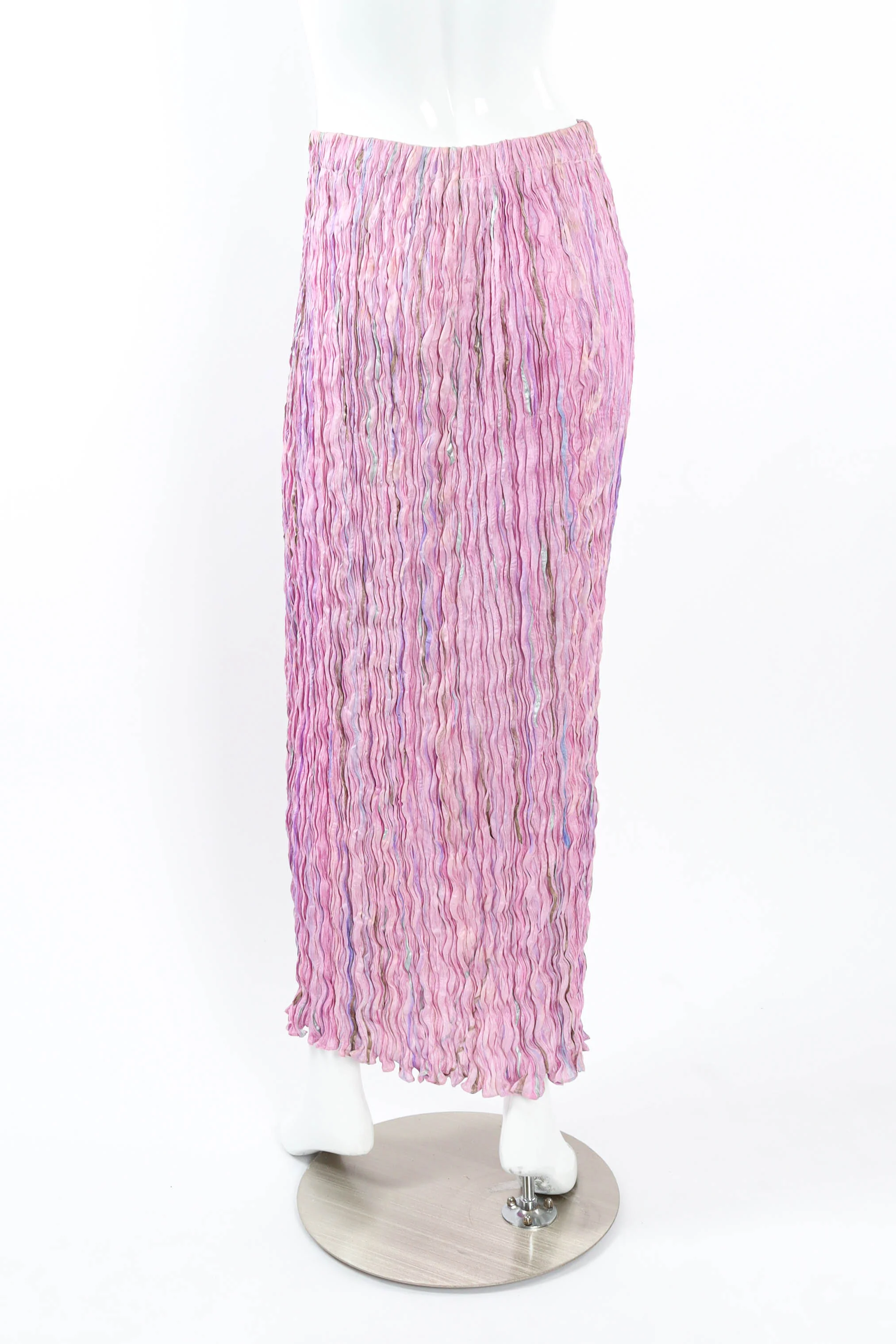 Pleated Mirage Top & Skirt Set - Image 13
