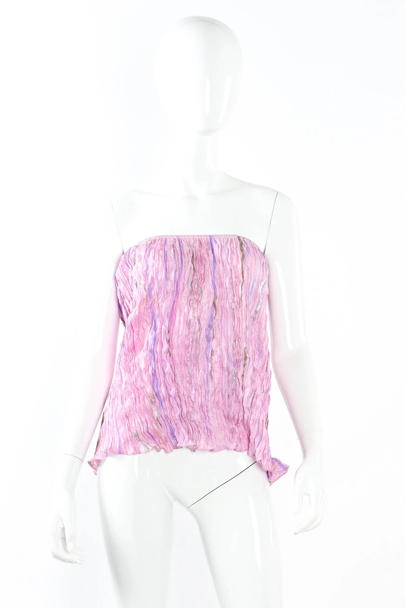 Pleated Mirage Top & Skirt Set - Image 8
