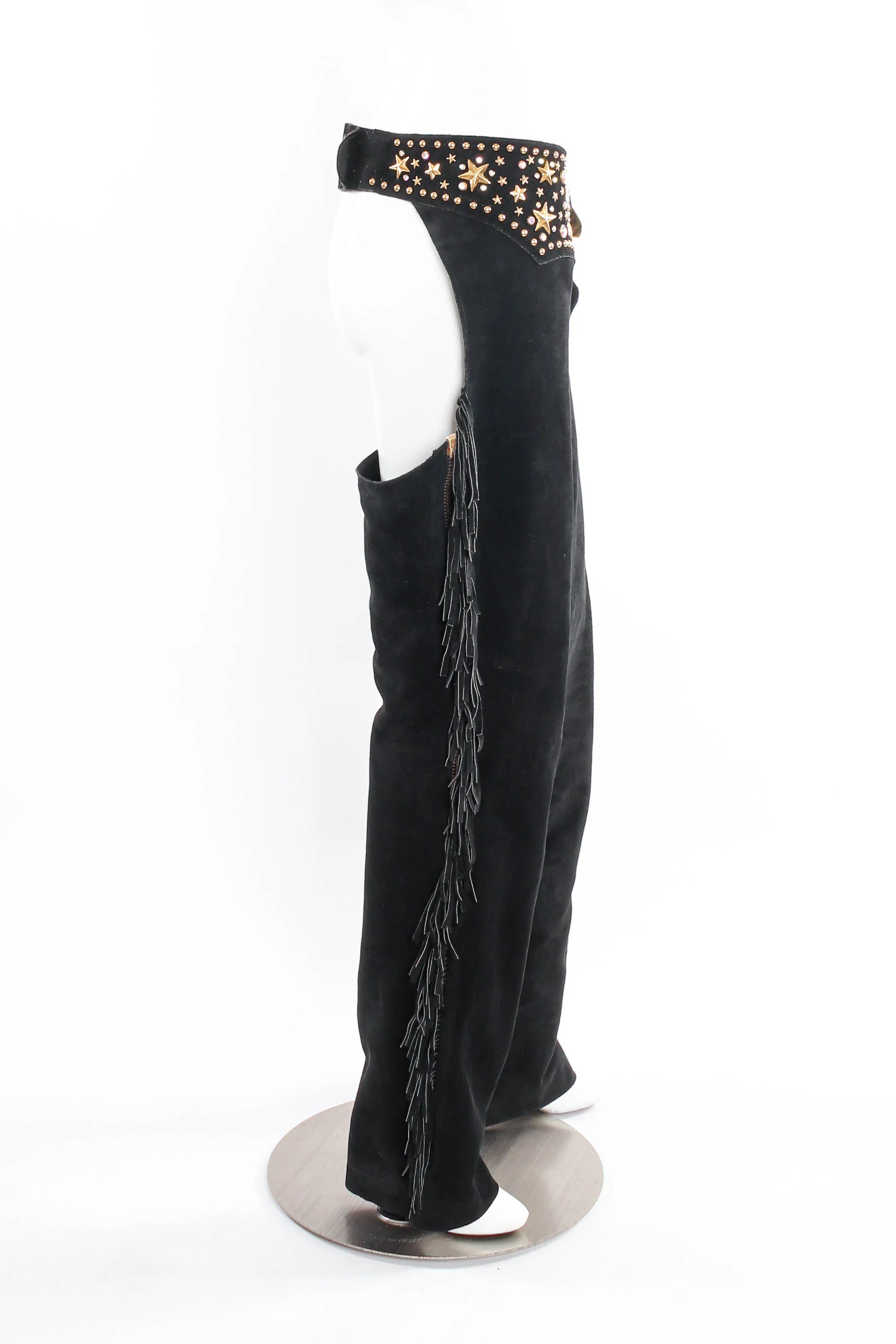Stardust Studded Fringe Chaps - Image 3