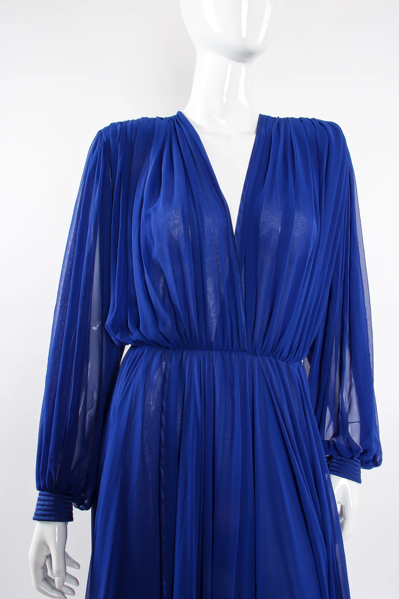 Layered Chiffon Plunge Gown - Image 6