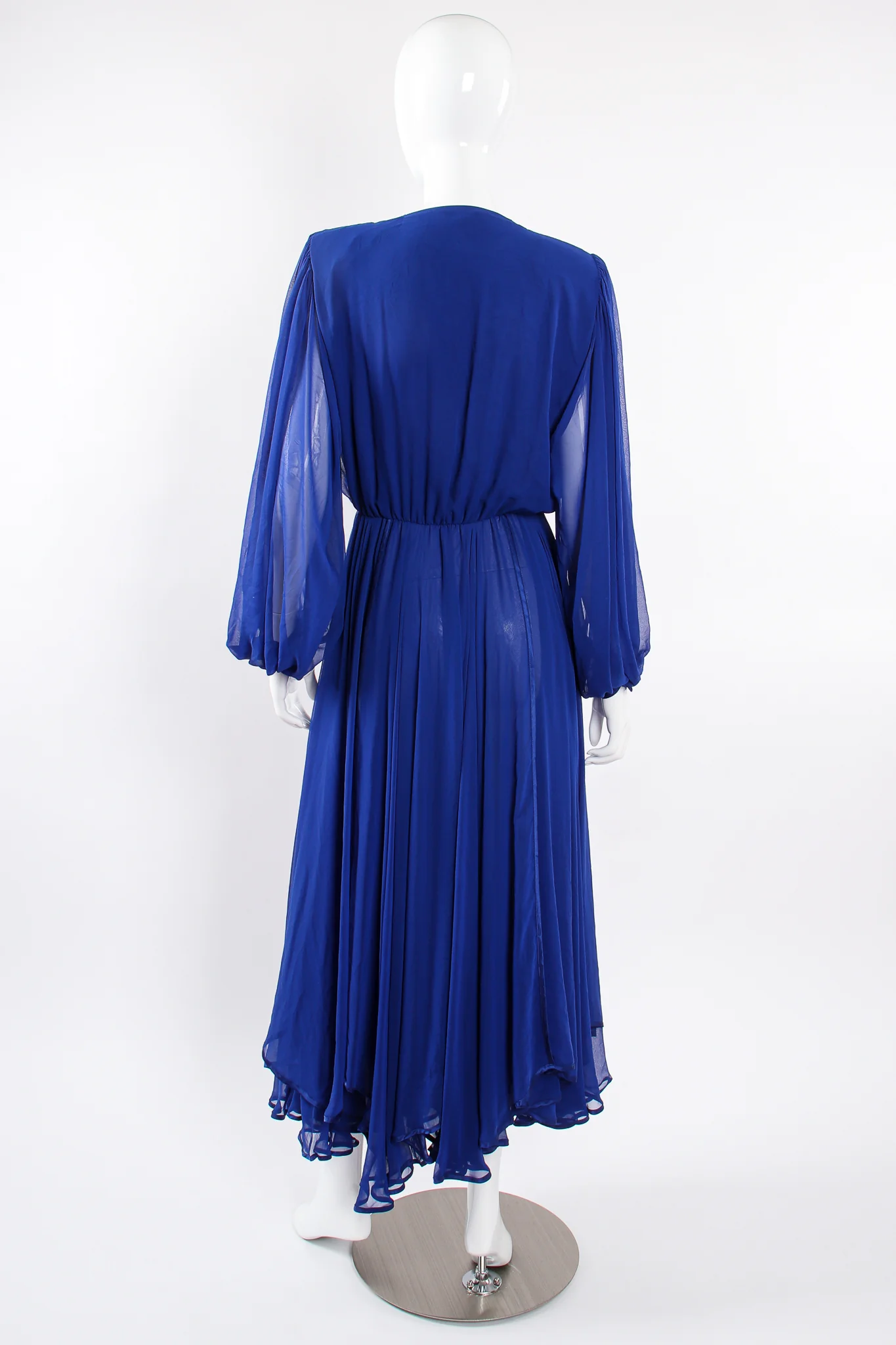 Layered Chiffon Plunge Gown - Image 9