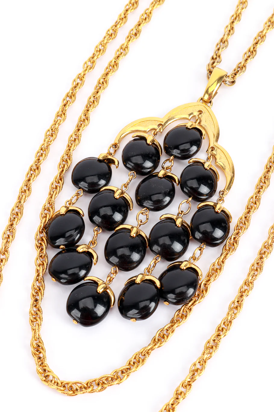 Layered Drop Waterfall Necklace - Image 4