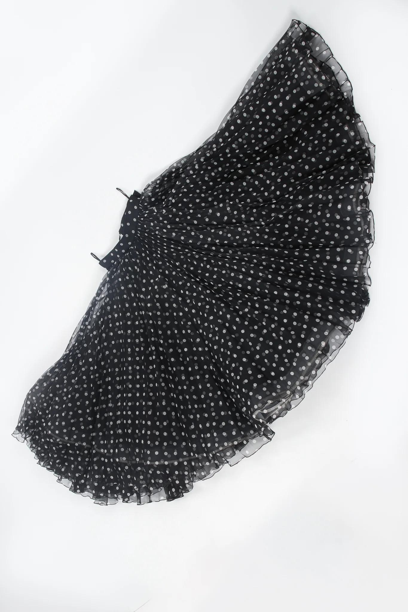 Layered Organza Dot Skirt - Image 10