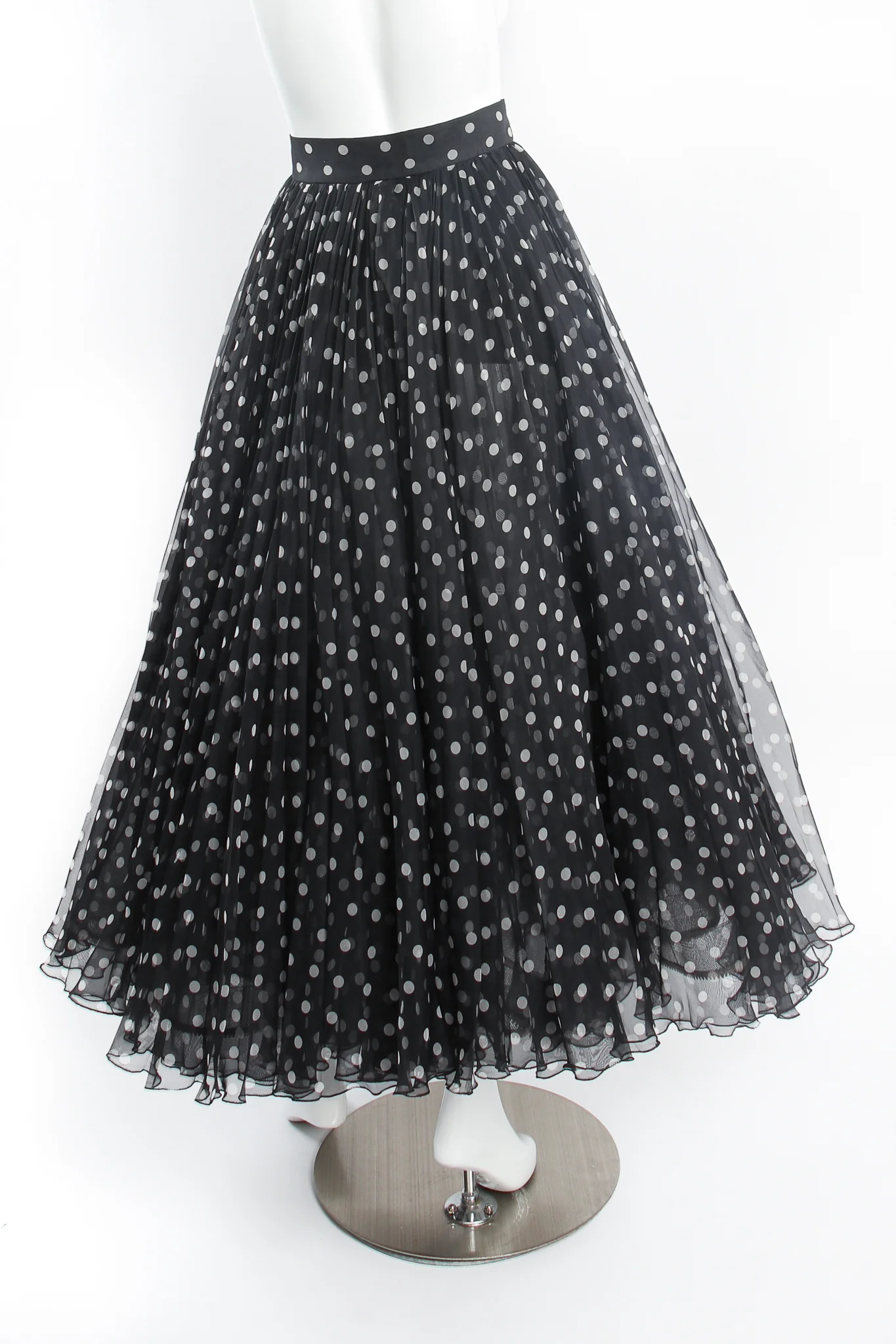 Layered Organza Dot Skirt - Image 5