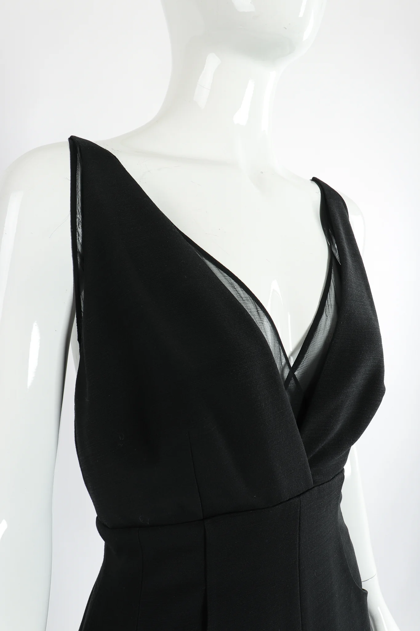 Layered Pointed Hem Dress - Image 4