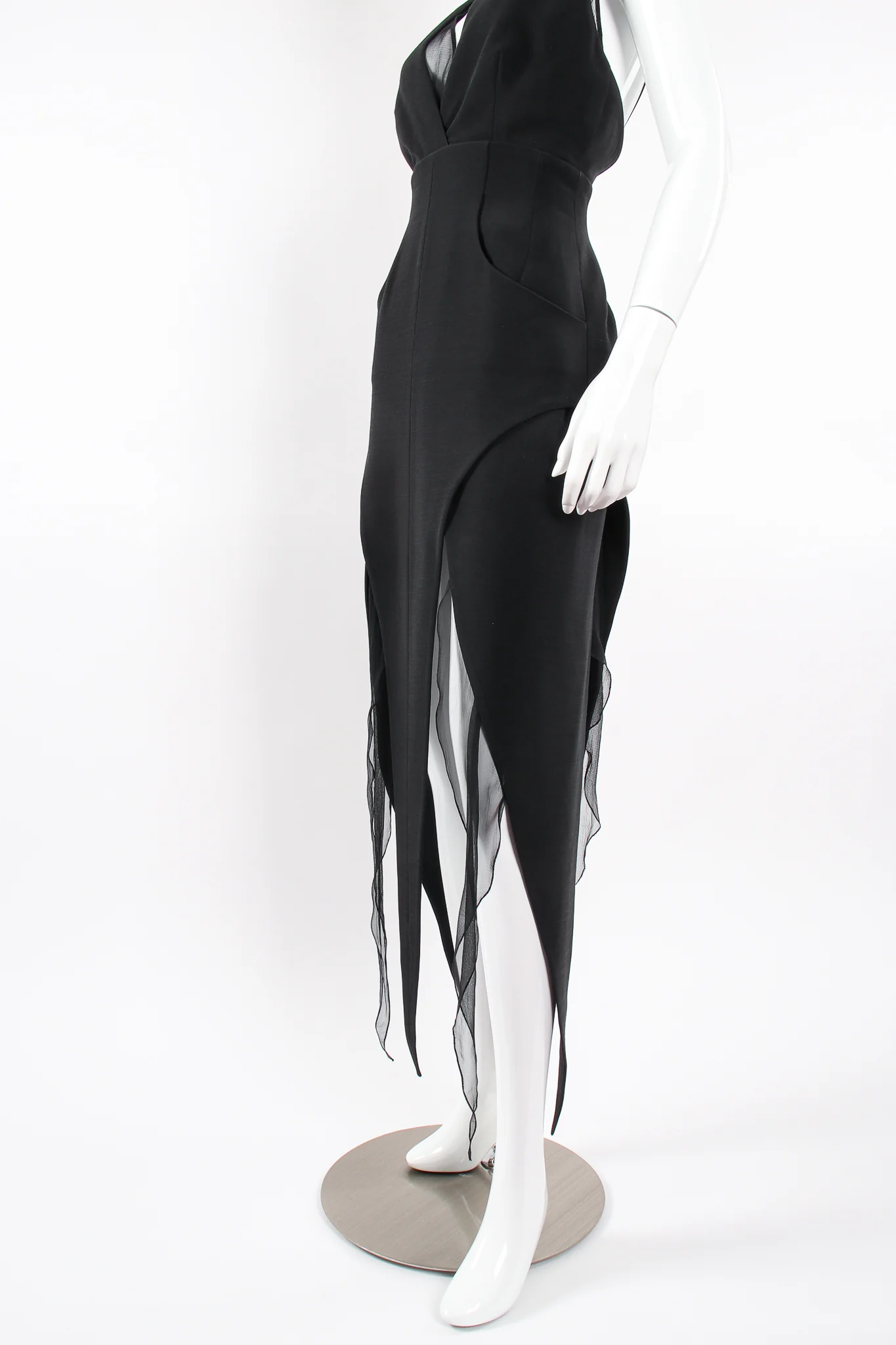 Layered Pointed Hem Dress II - Image 2