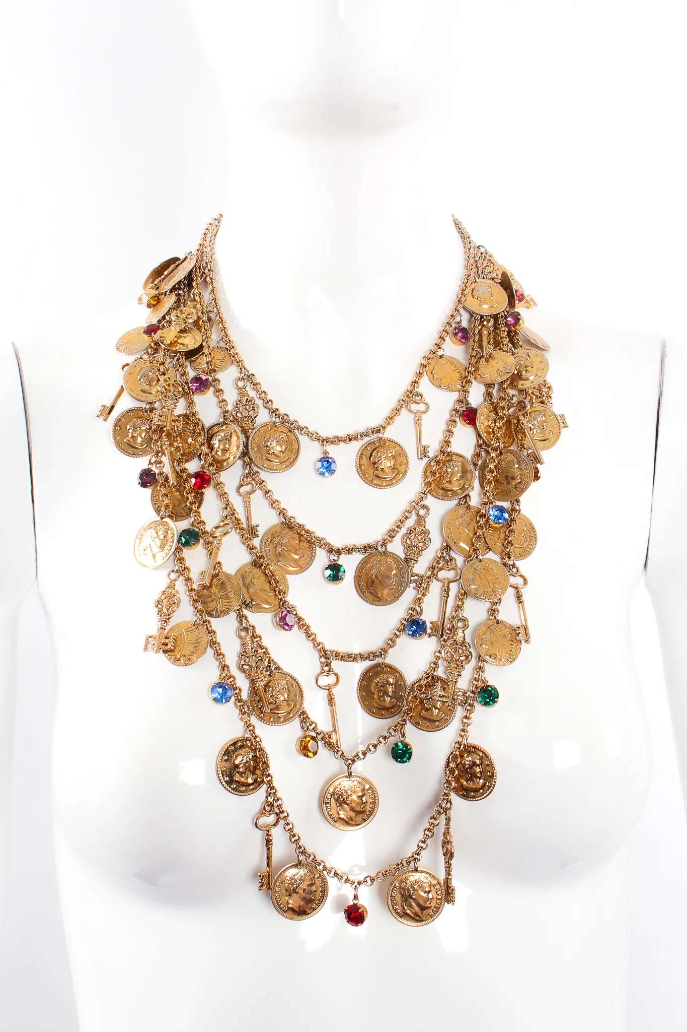 Layered Treasure Charm Necklace - Image 2