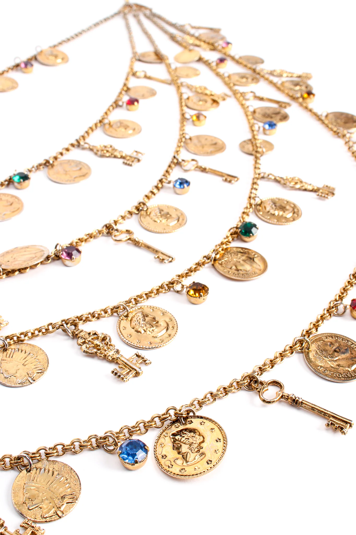 Layered Treasure Charm Necklace - Image 6