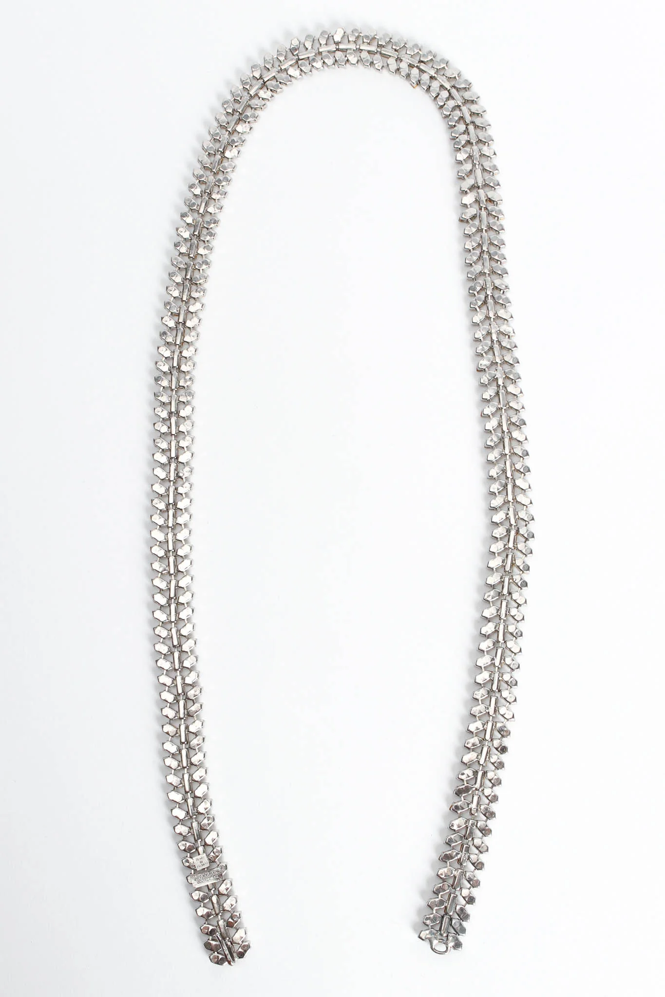 Leaf Baguette Rhinestone Belt/Necklace - Image 4