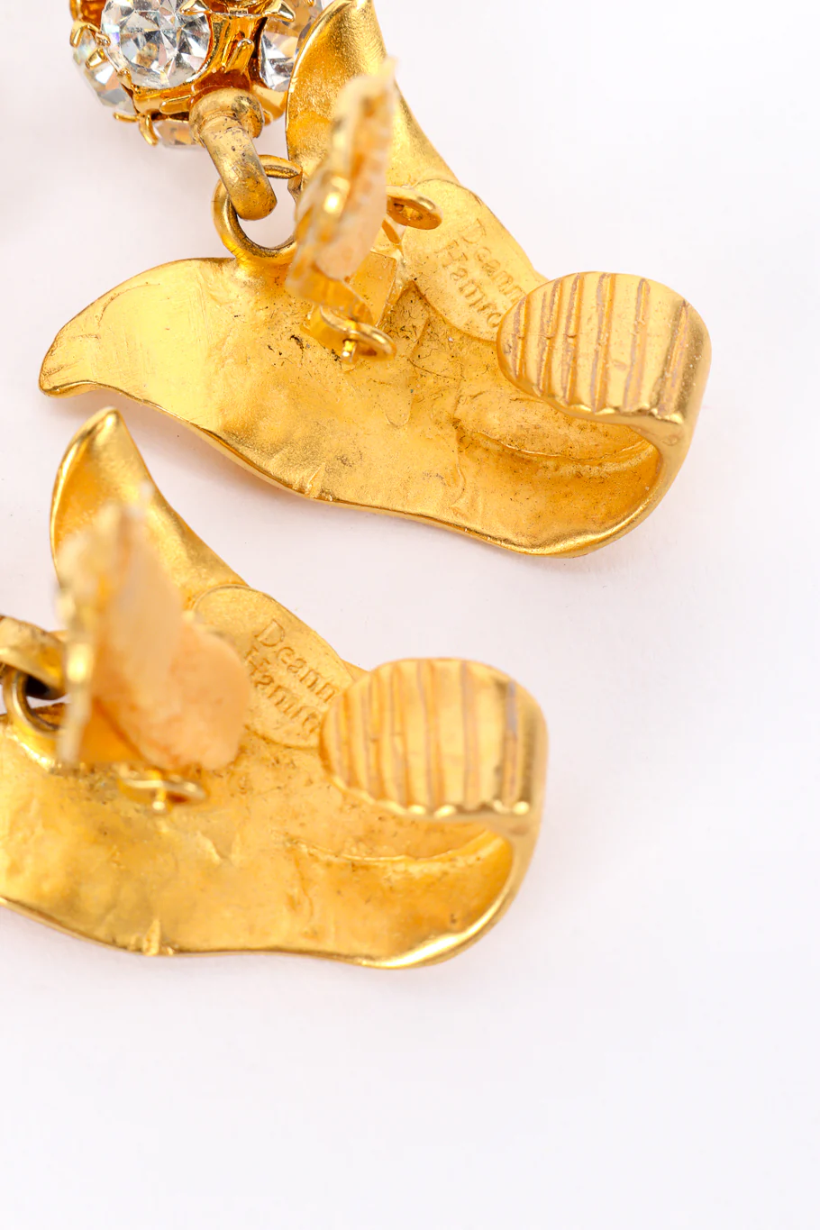 Leaf Crystal Drop Earring - Image 8