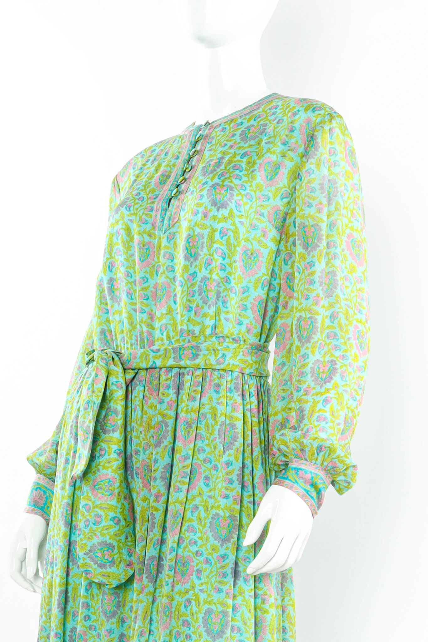 Leaf Foliage Print Dress - Image 2