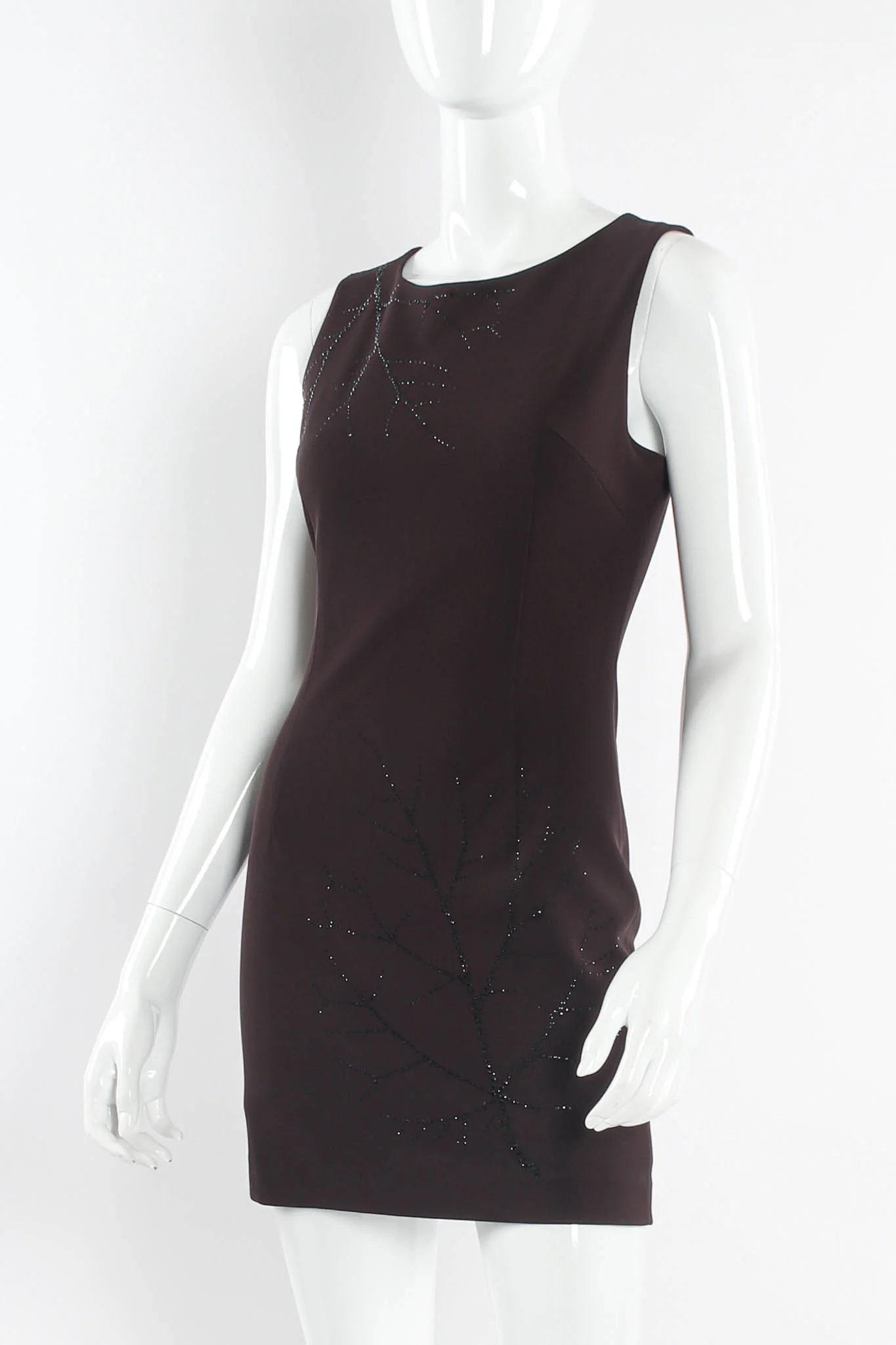 Leaf Stem Rhinestone Dress - Image 2