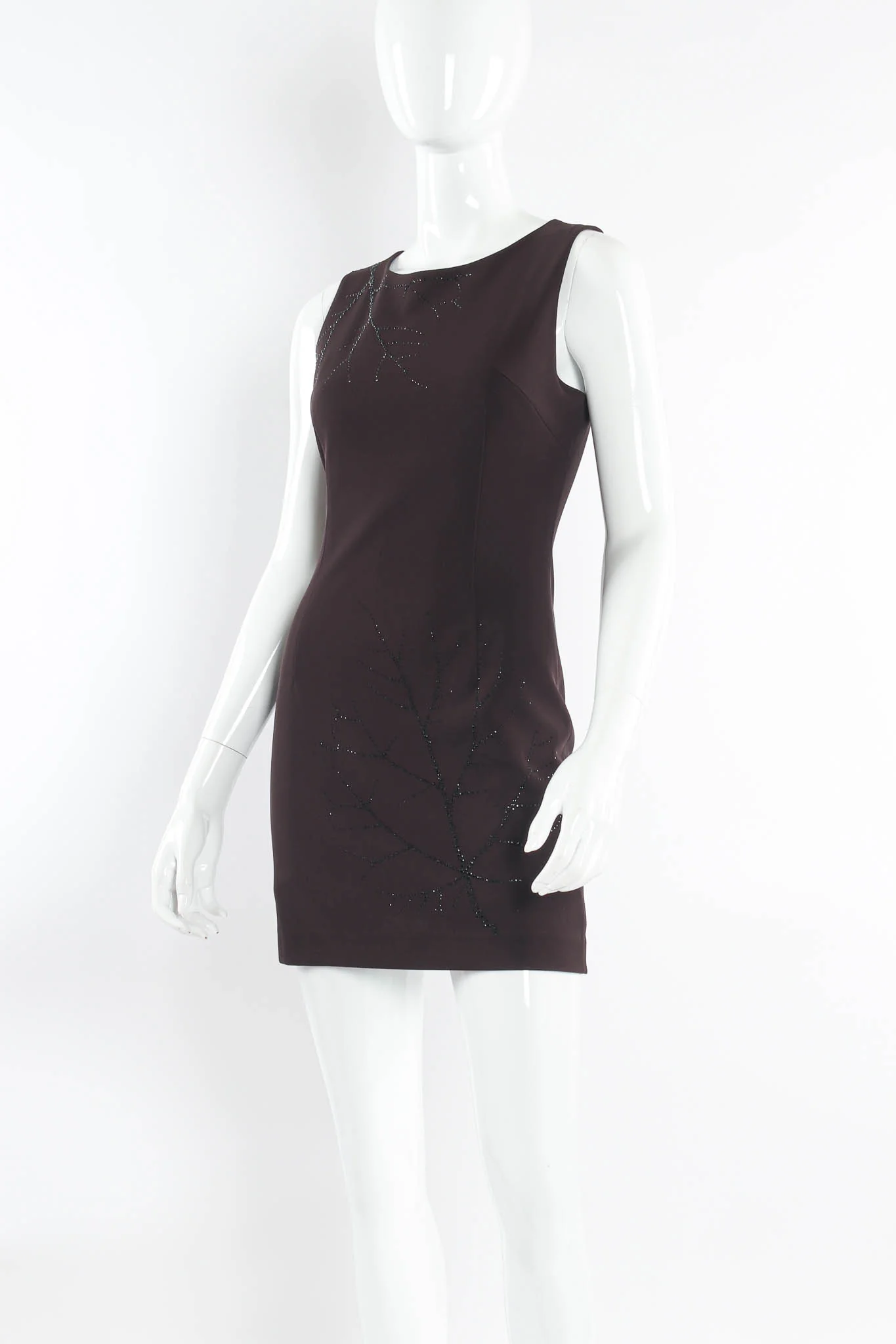 Leaf Stem Rhinestone Dress - Image 5