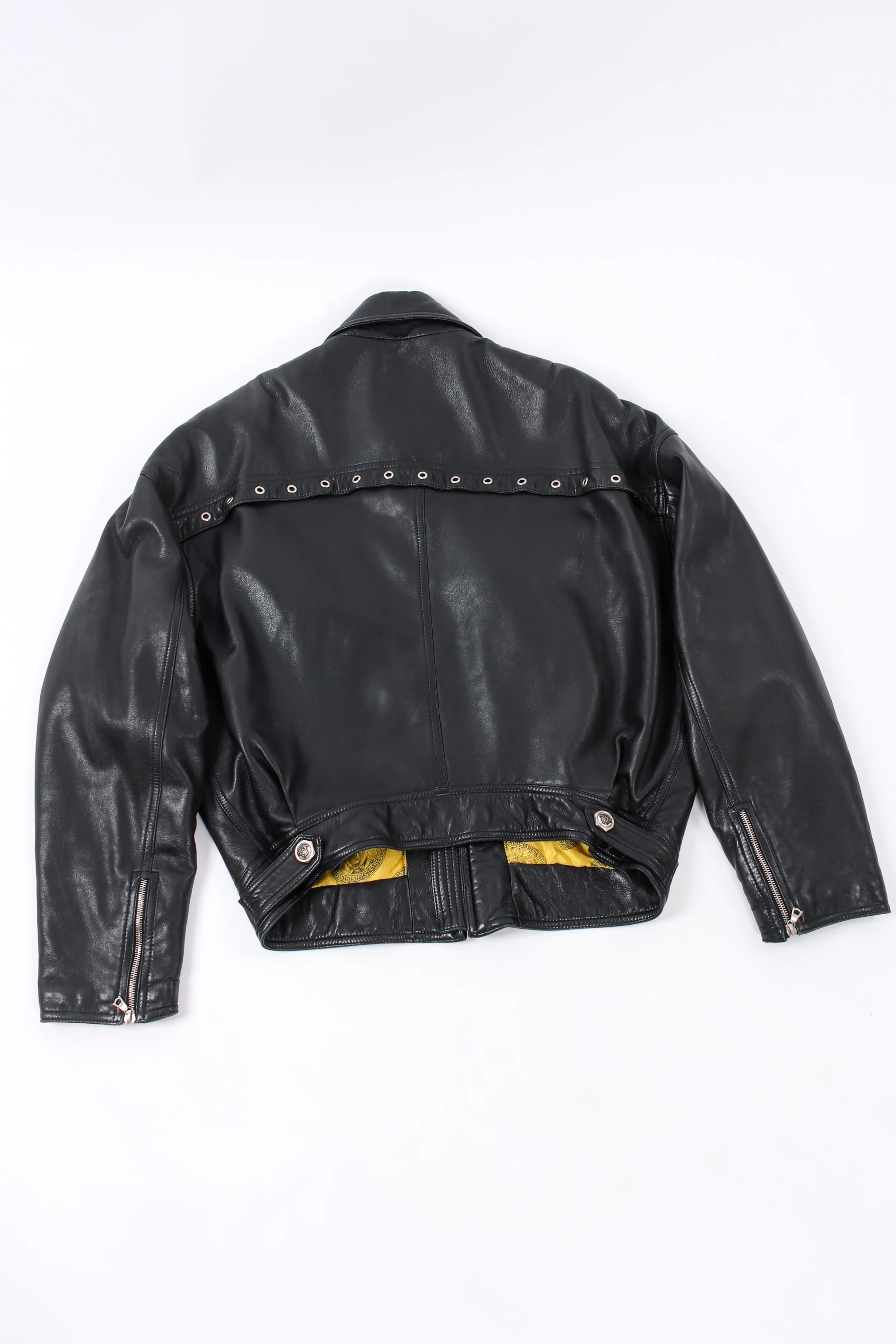 Leather Bomber Jacket - Image 13