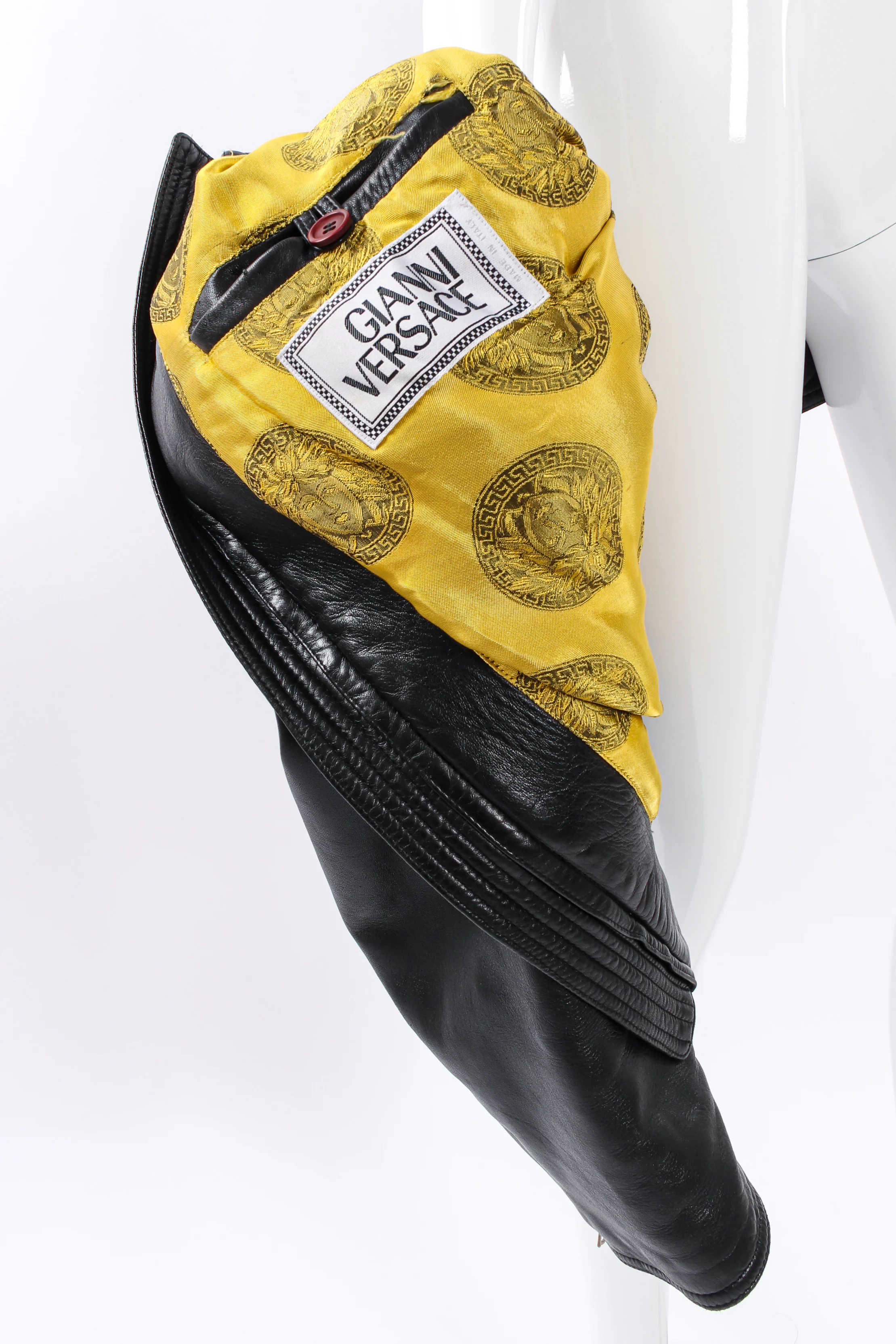 Leather Bomber Jacket - Image 14
