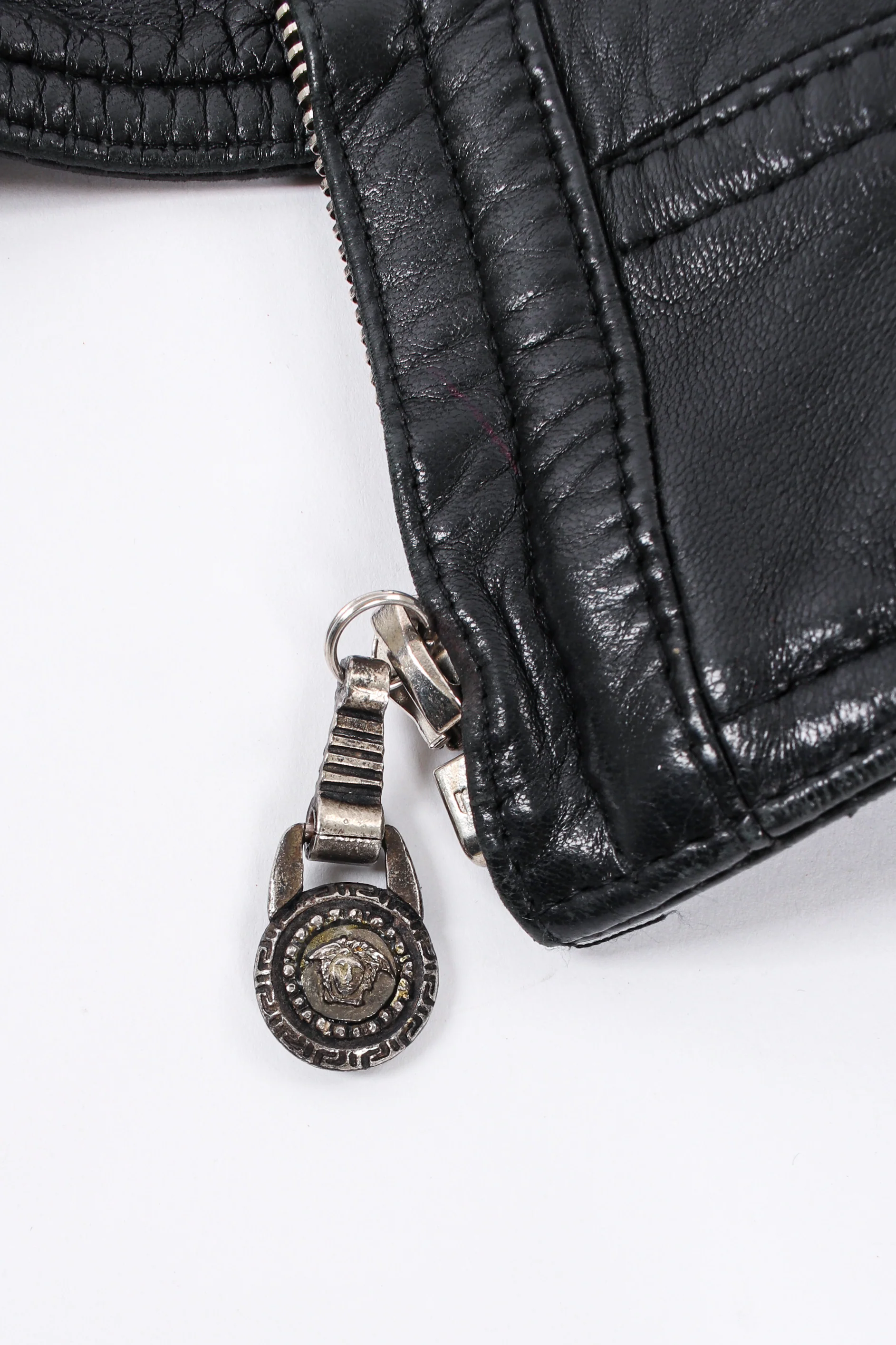 Leather Bomber Jacket - Image 15