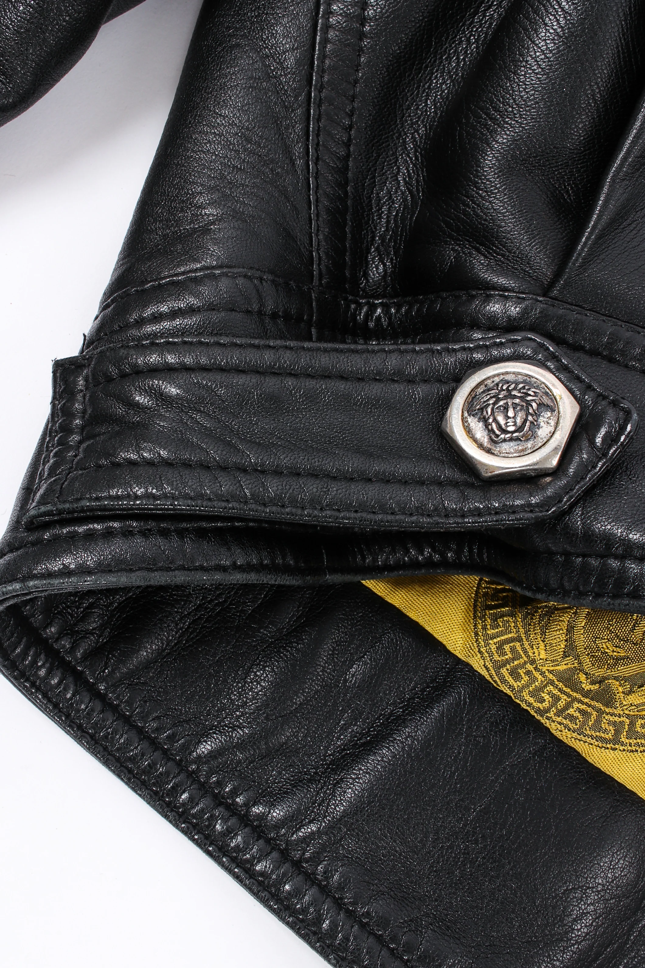 Leather Bomber Jacket - Image 16