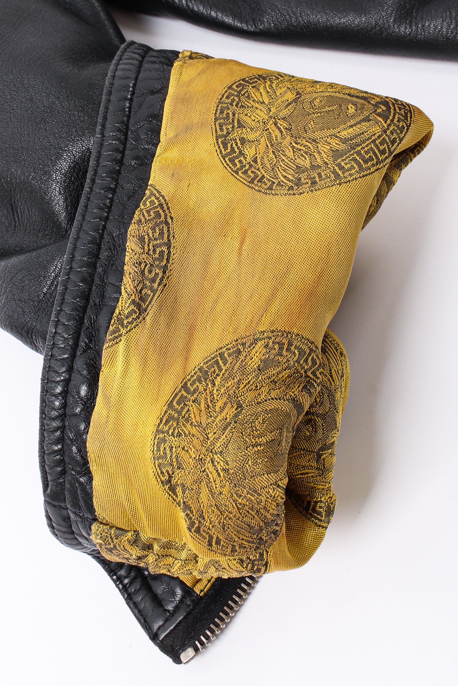 Leather Bomber Jacket - Image 21