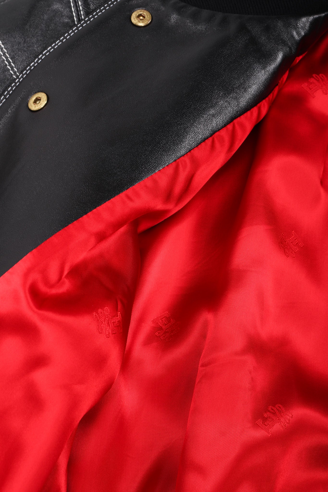 Leather Bomber Jacket - Image 19