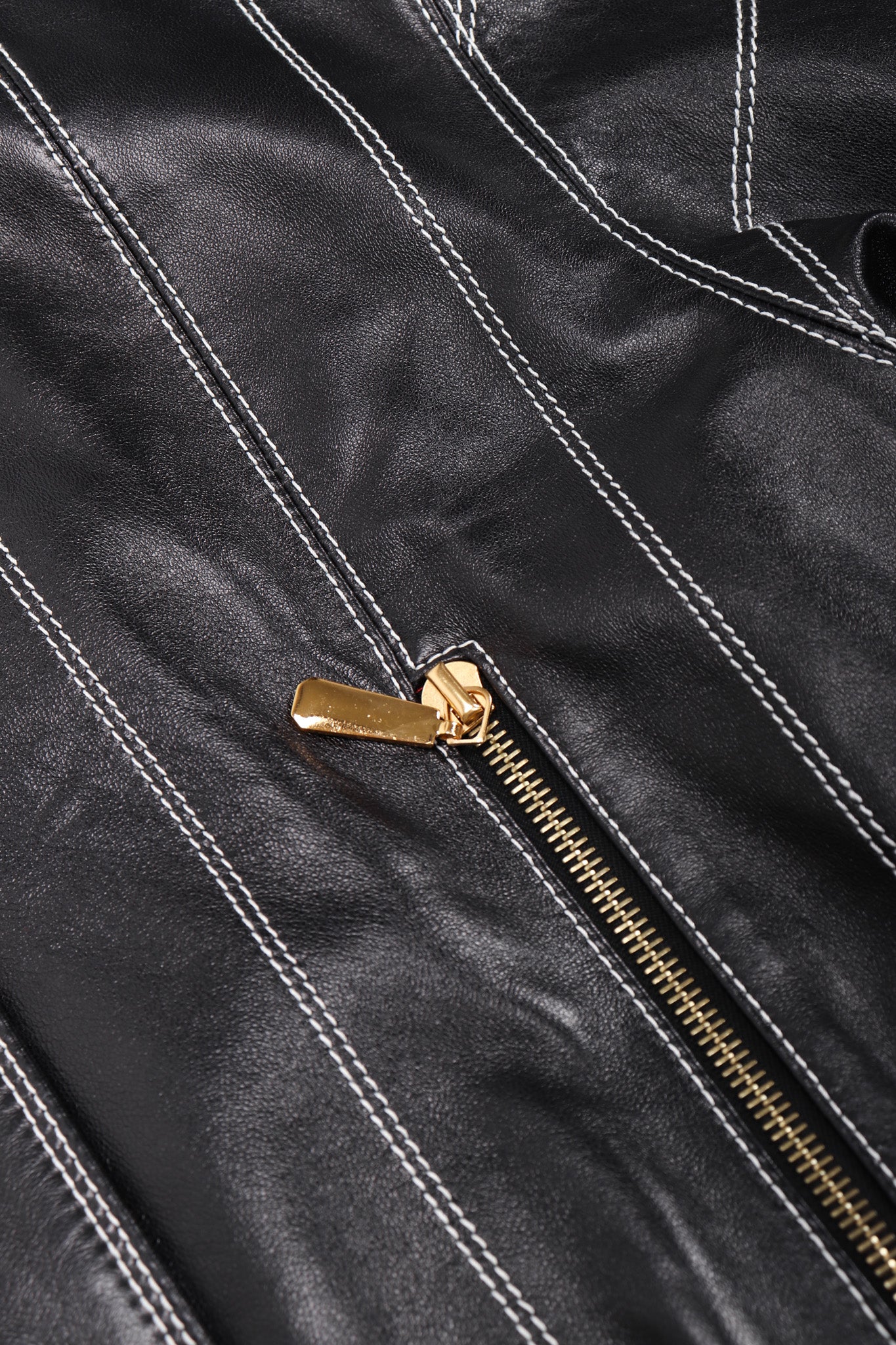 Leather Bomber Jacket - Image 24