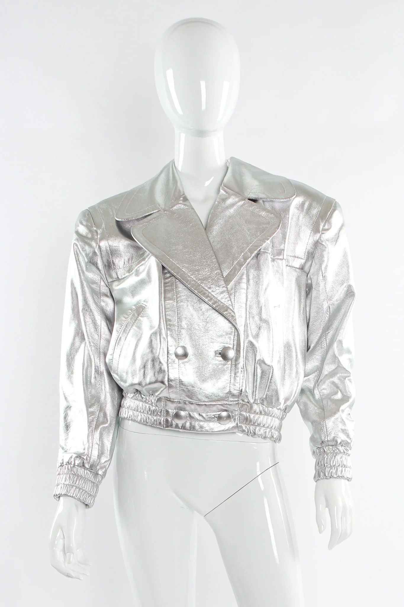 Leather Bomber Jacket & Pant Set - Image 6