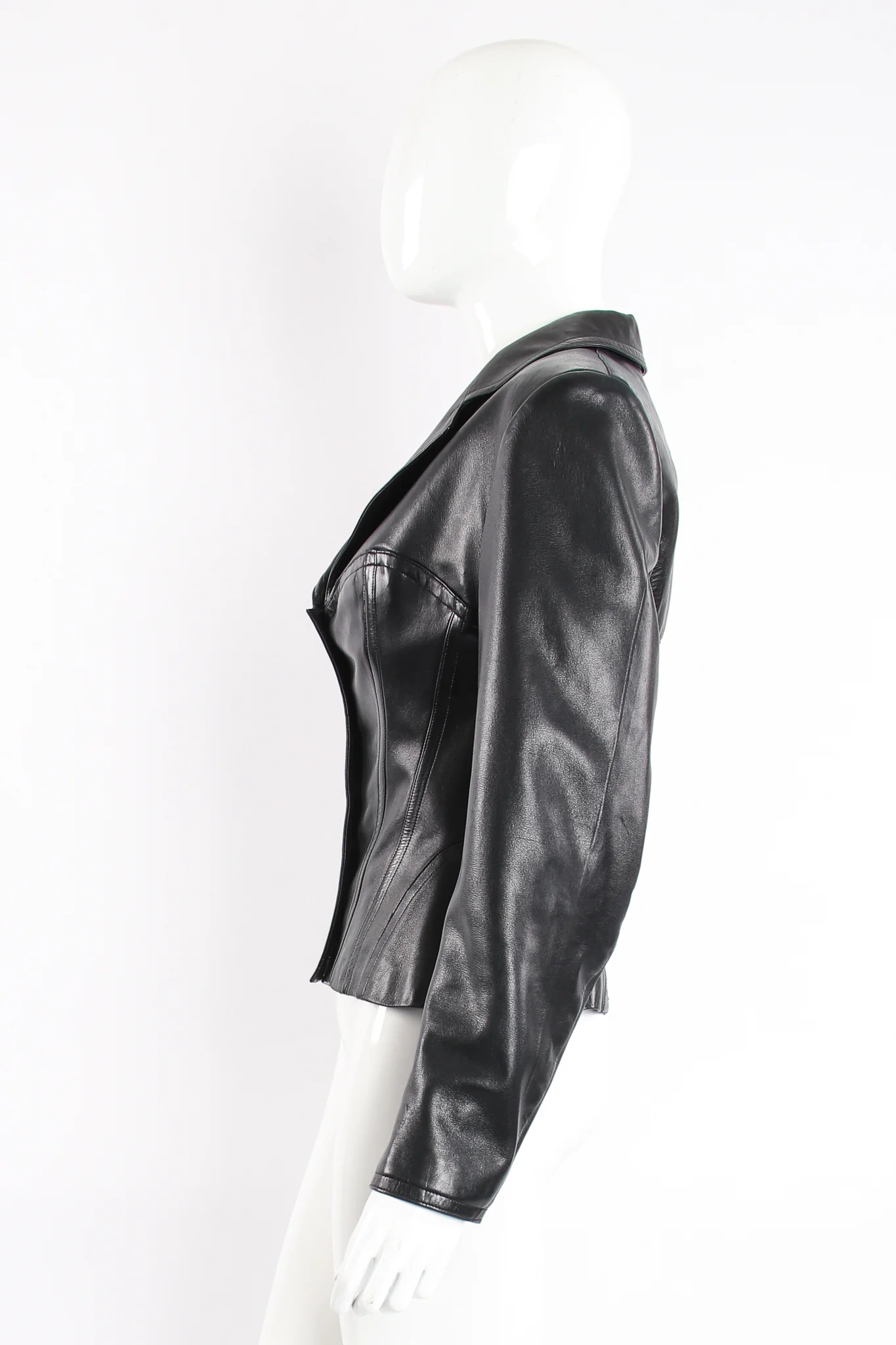 Leather Bustier Corset Jacket - Image 12