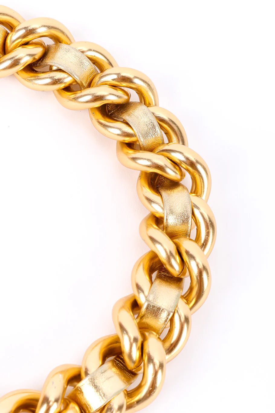 Leather Chain Collar Necklace - Image 4