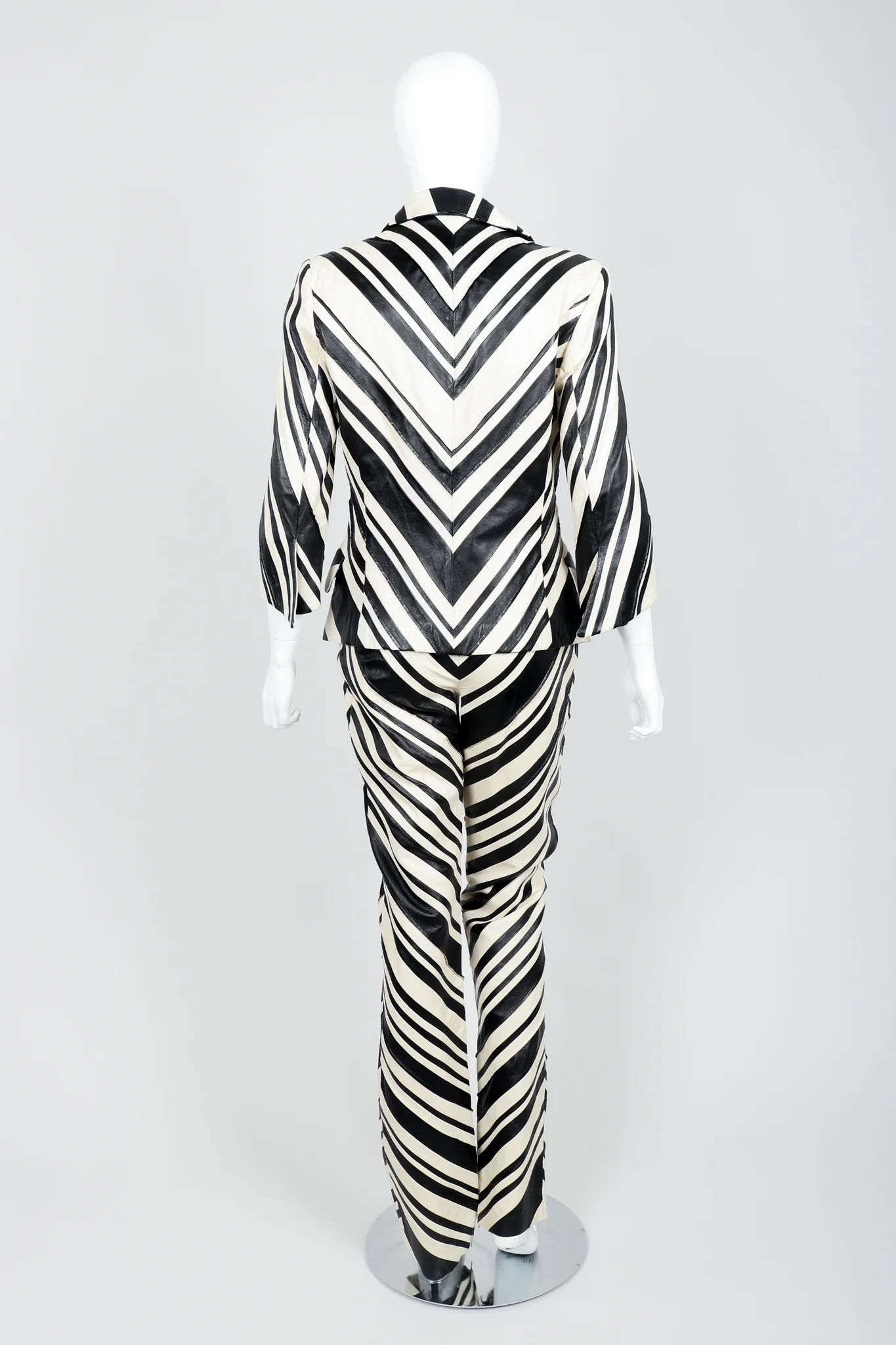Leather Chevron Zebra Suit - Image 5