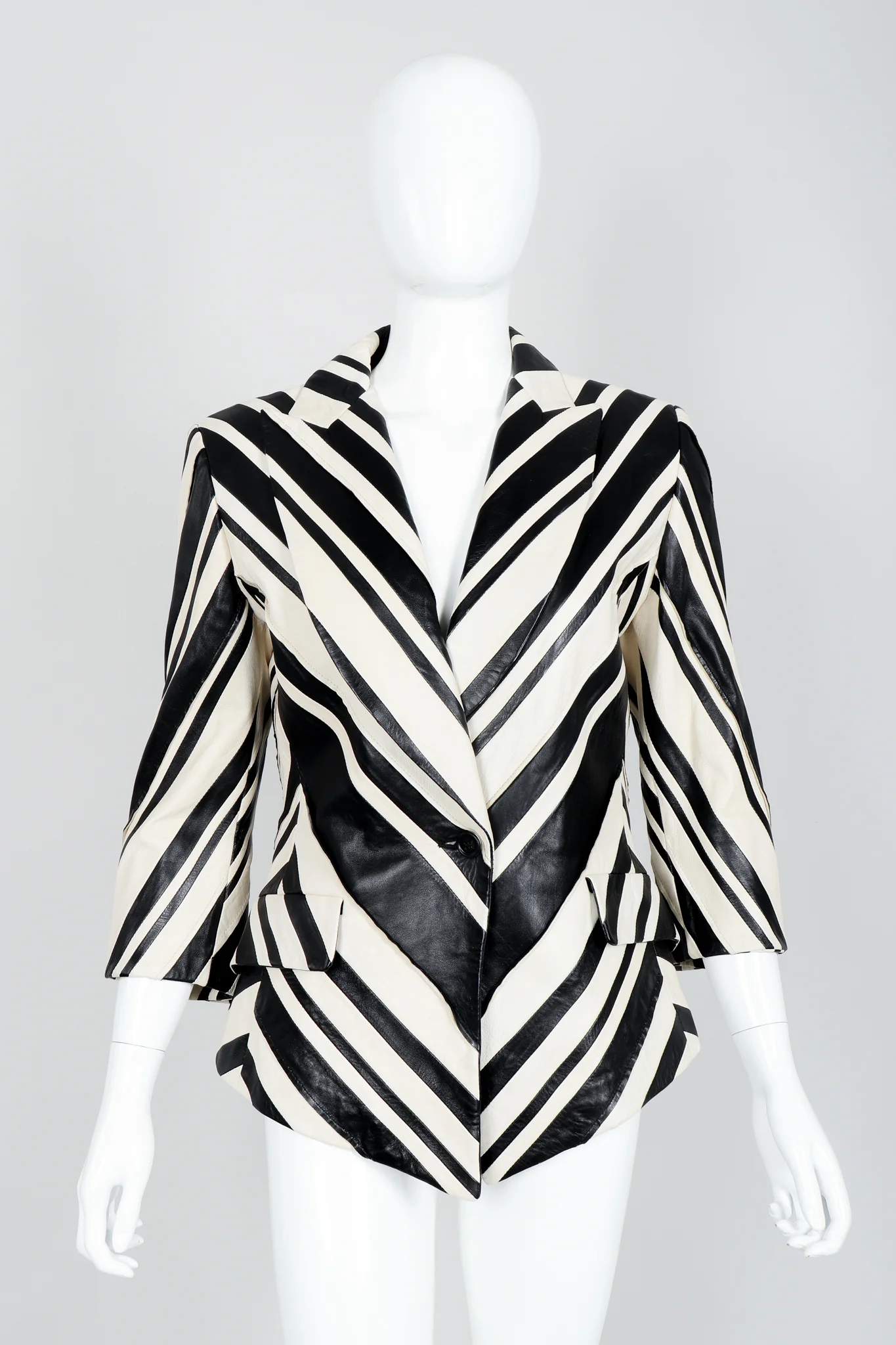 Leather Chevron Zebra Suit - Image 7