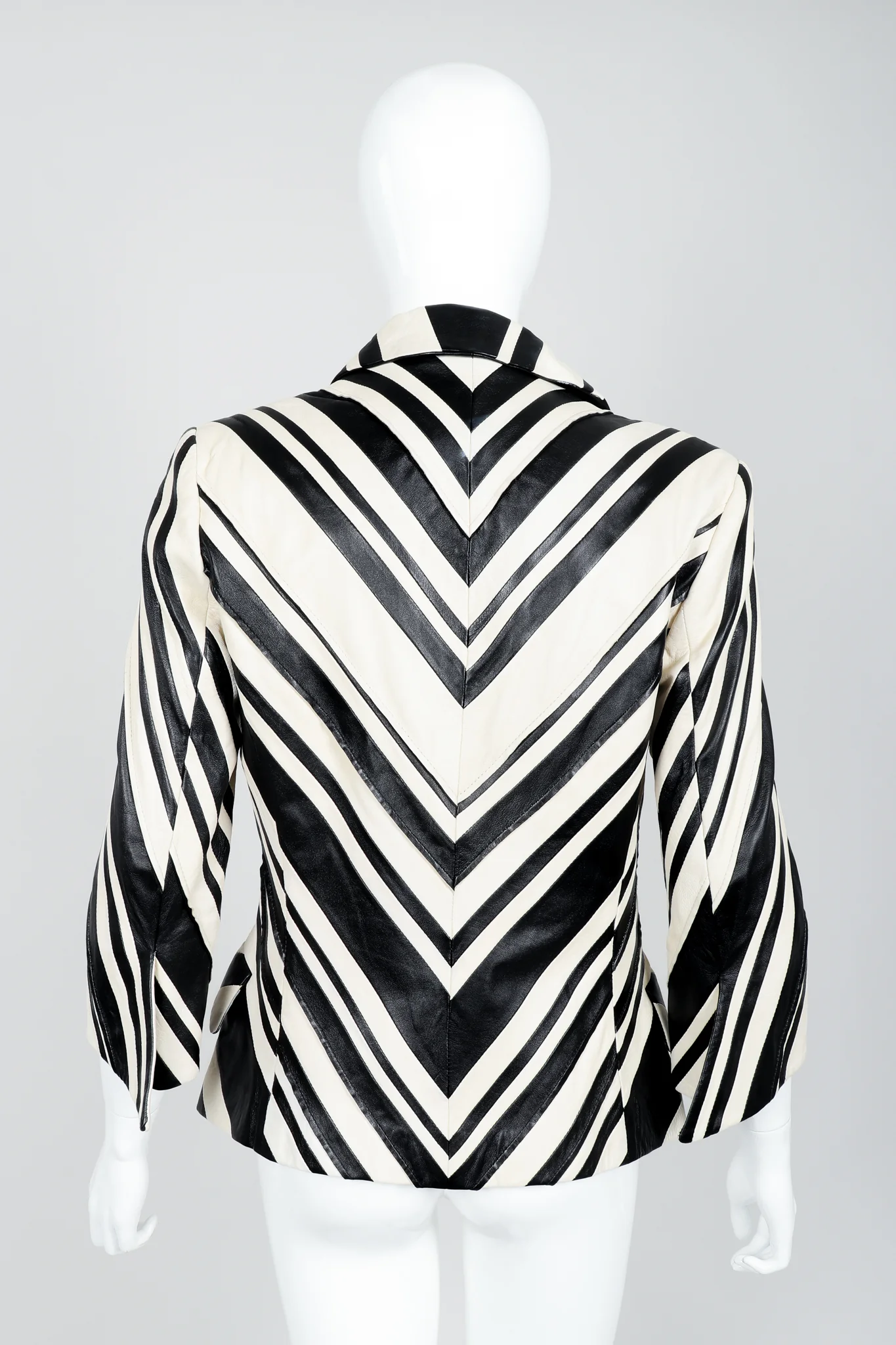 Leather Chevron Zebra Suit - Image 8
