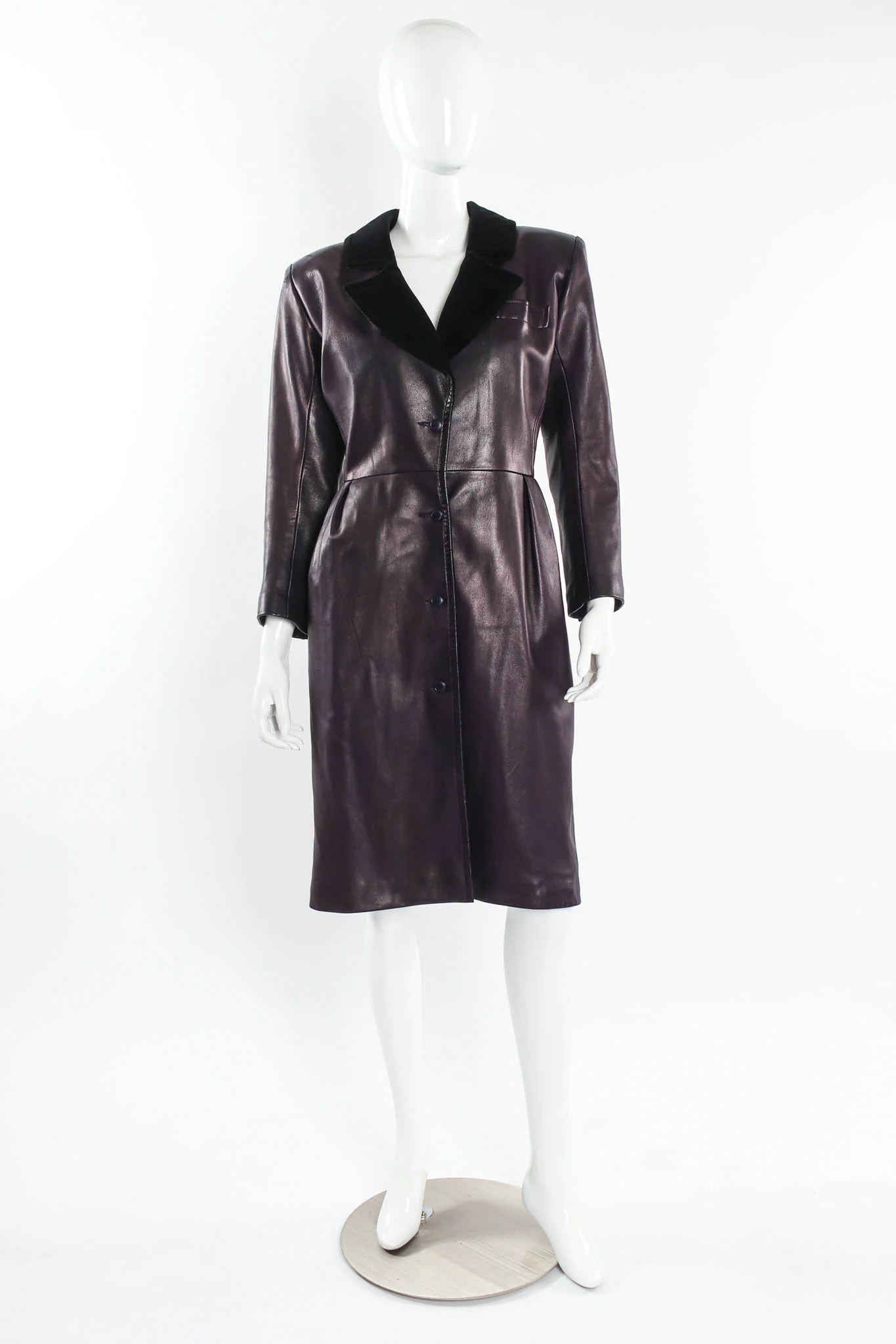 Leather Coat Dress