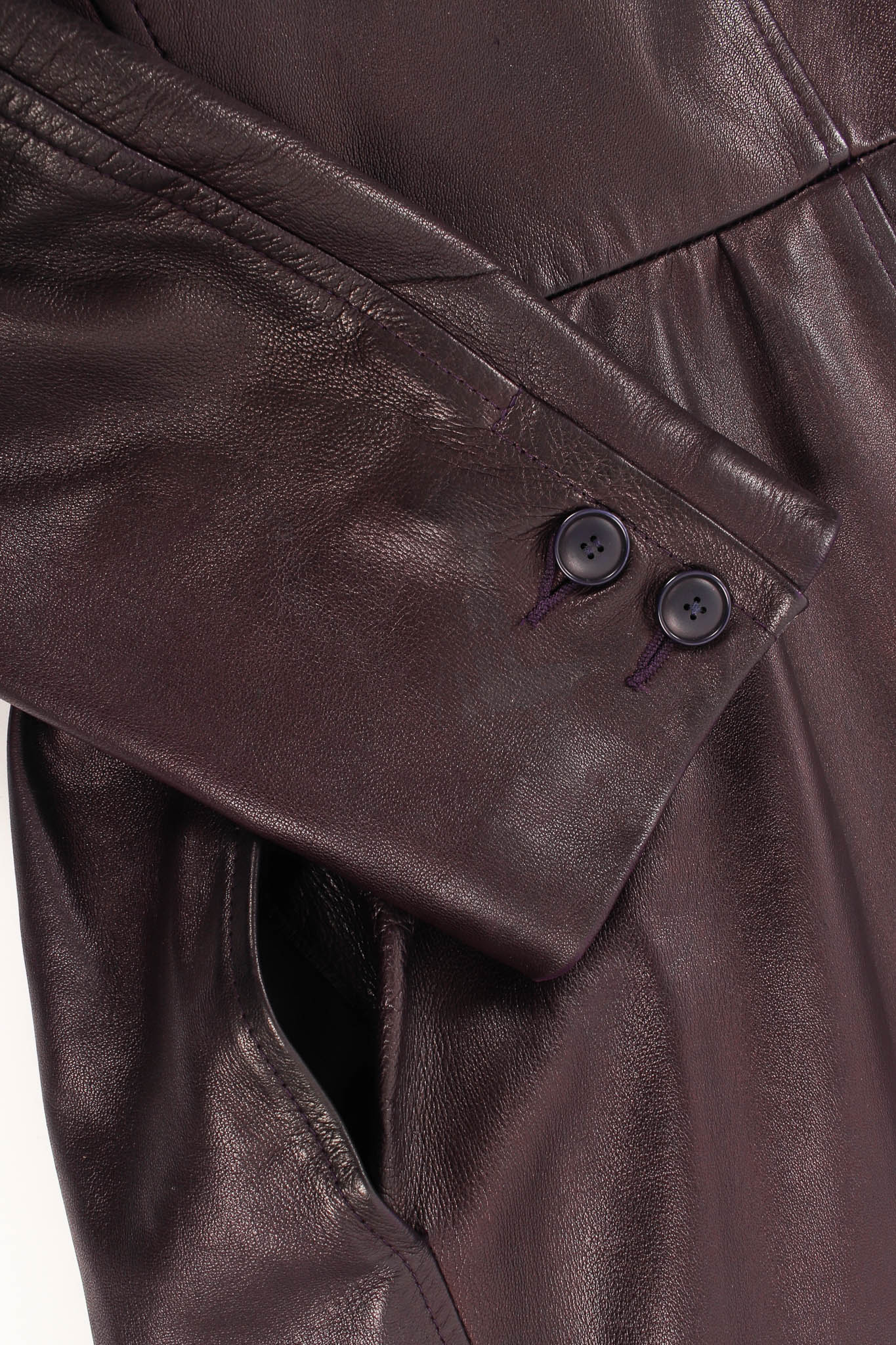 Leather Coat Dress - Image 17