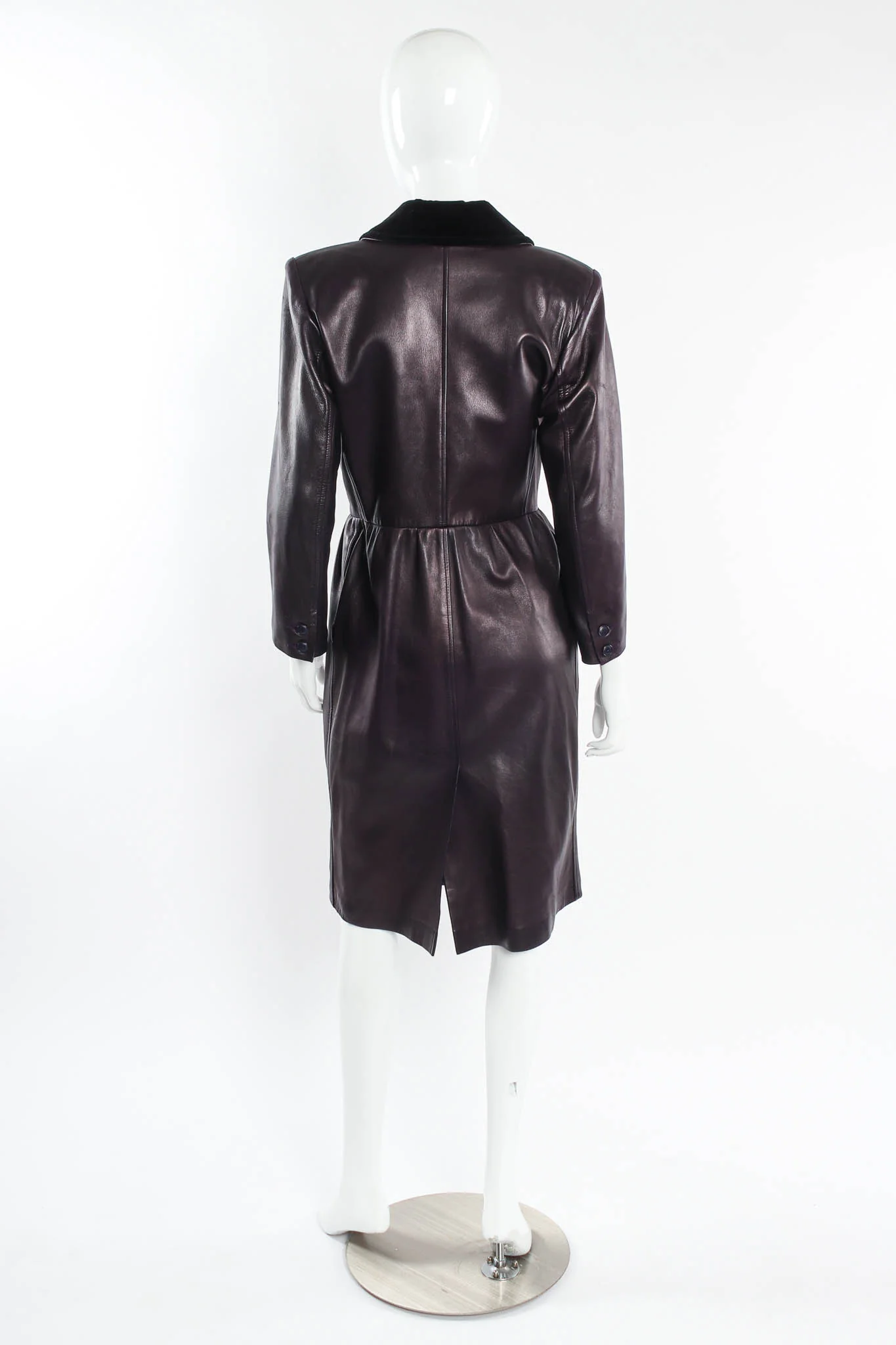 Leather Coat Dress - Image 6