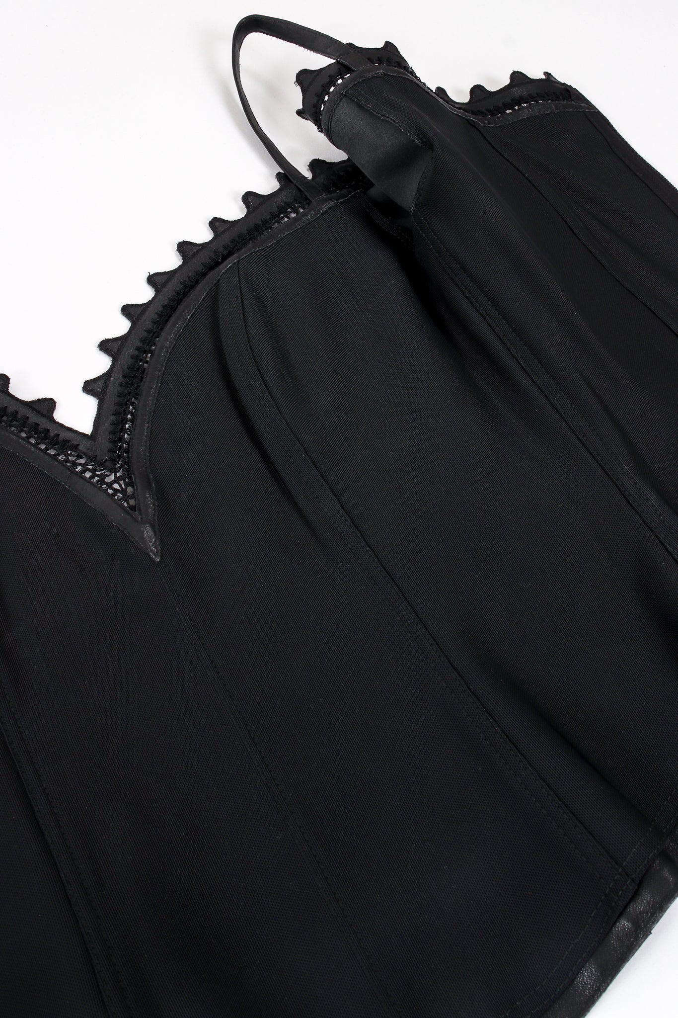 Cold Shoulder Leather Corset Top - Image 11