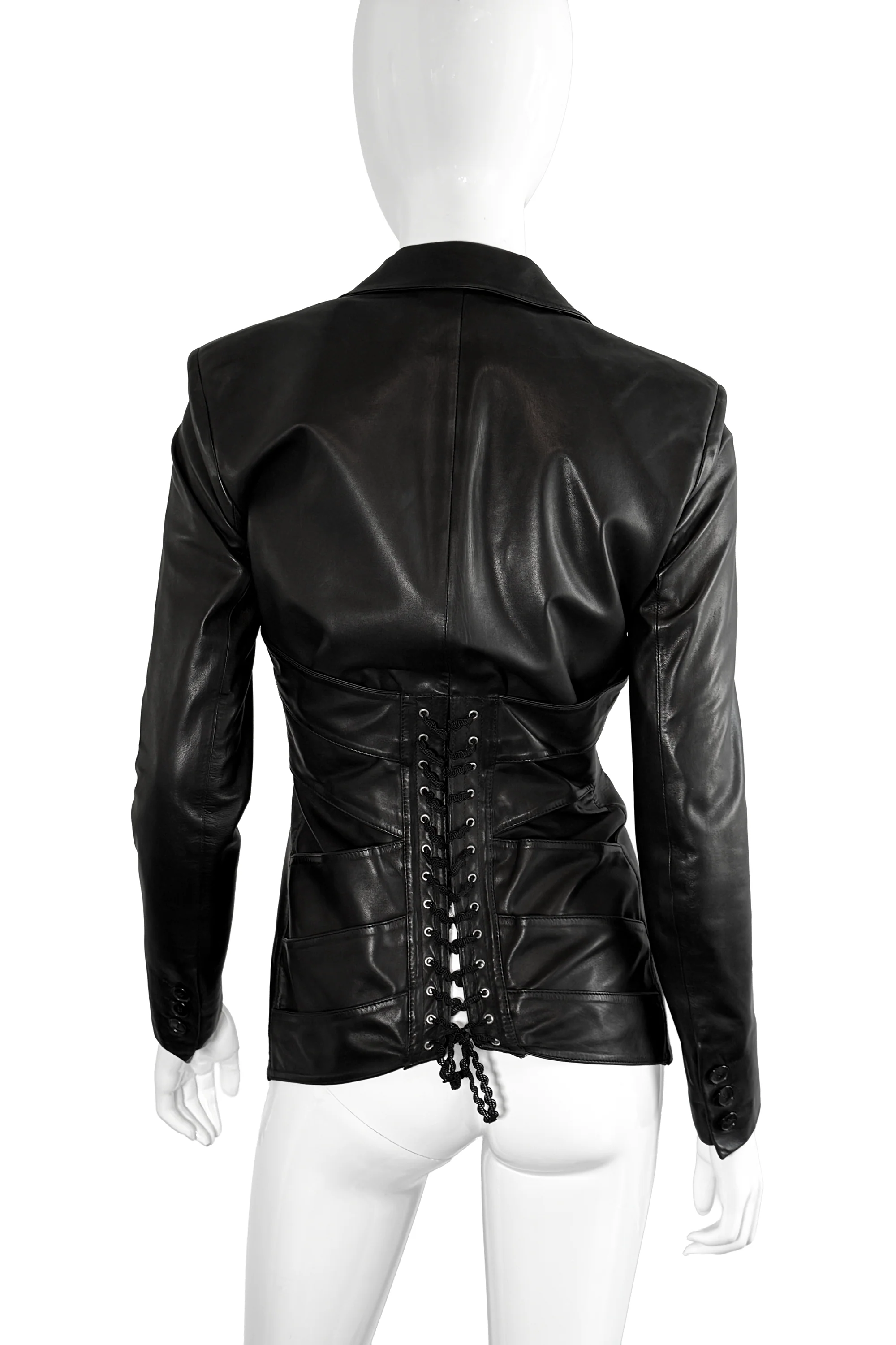 Leather Corset Jacket - Image 3