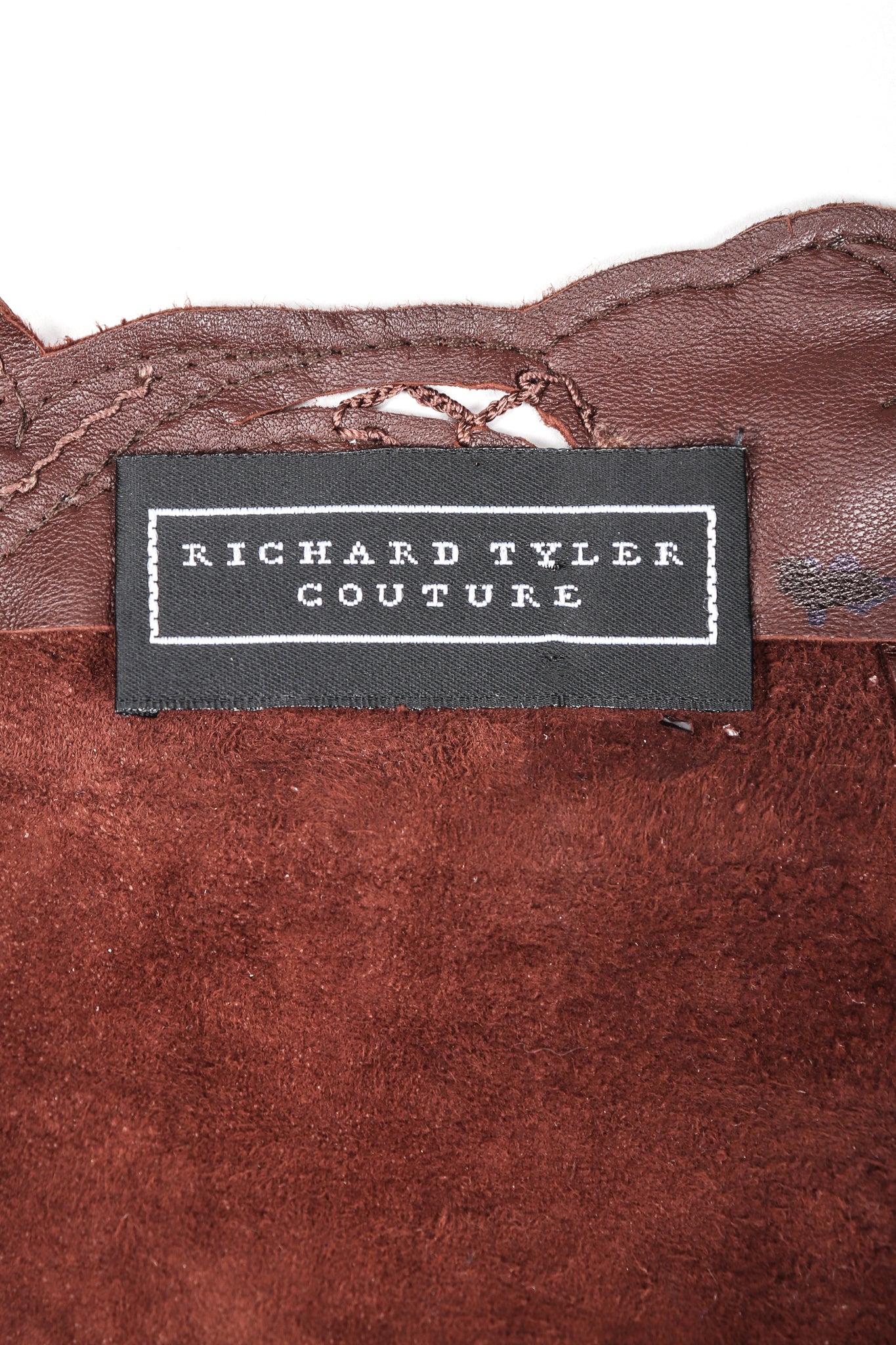 Leather Crochet Butterfly Top - Image 10