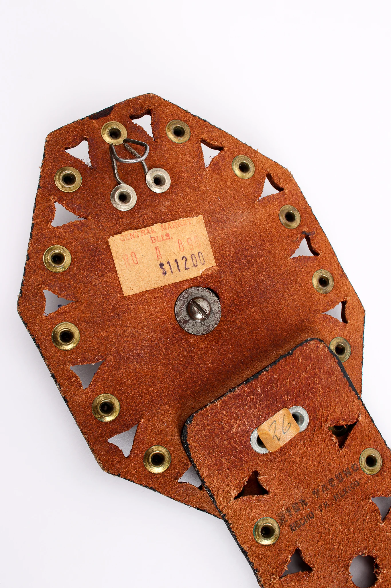 Leather Cutout Hinged Lion Belt - Image 13