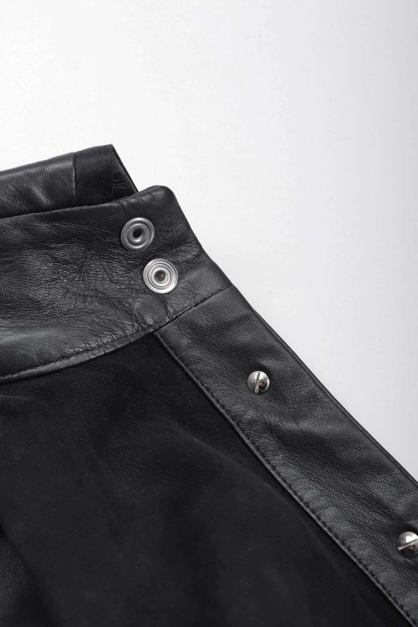 Leather Folded Cuff Shirt - Image 13