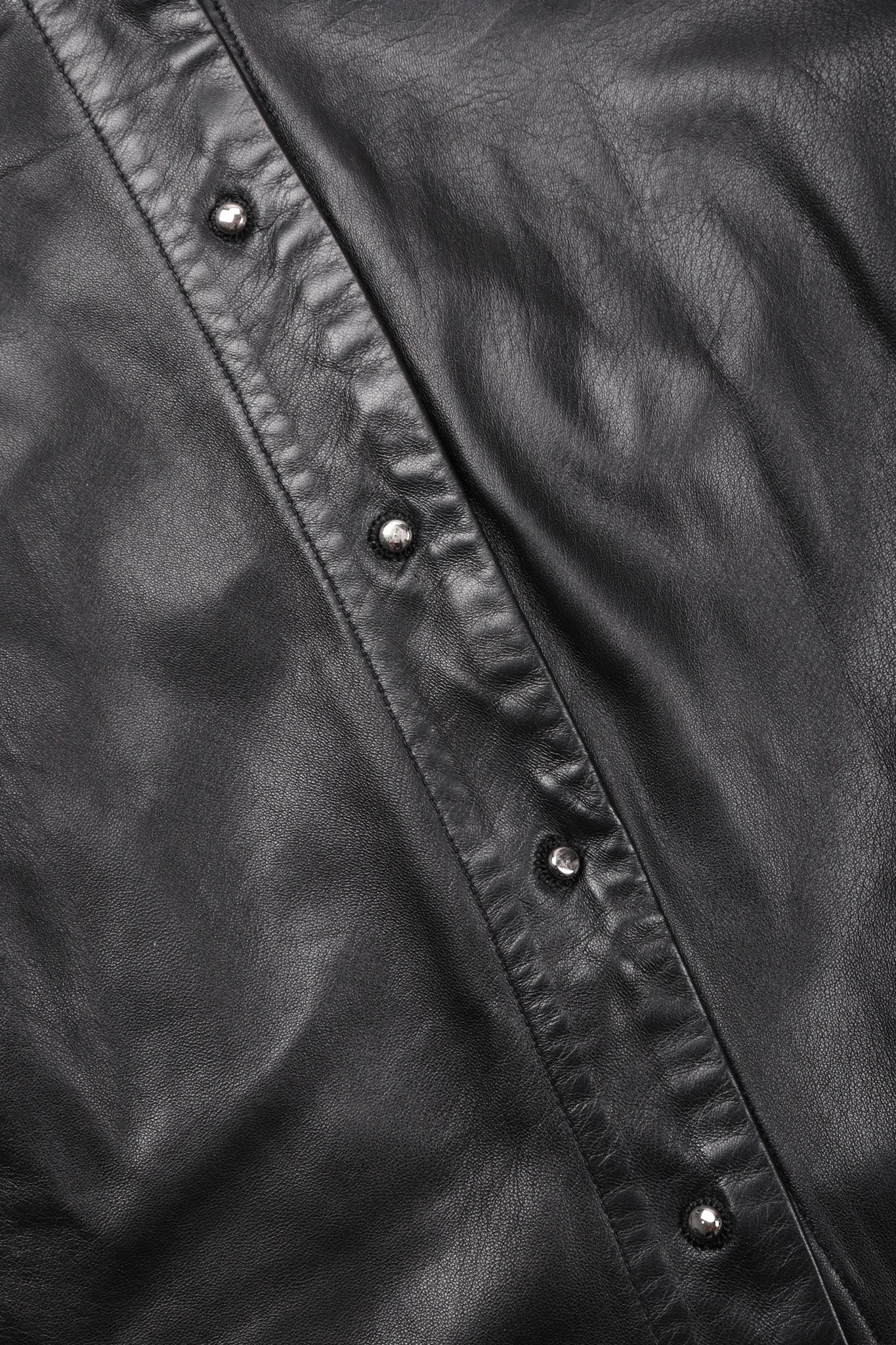 Leather Folded Cuff Shirt - Image 14