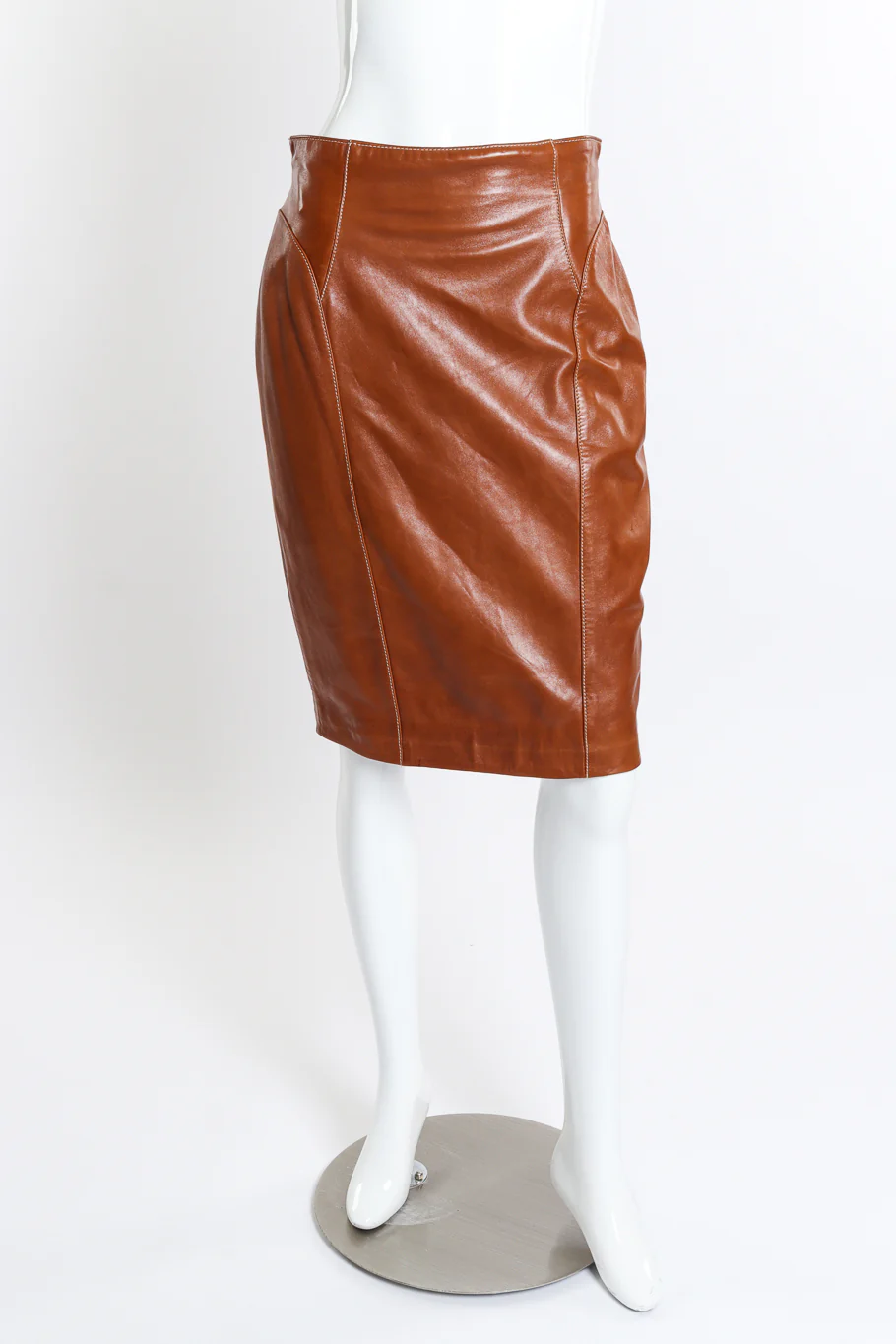 Leather Fringe Jacket & Skirt Set - Image 11