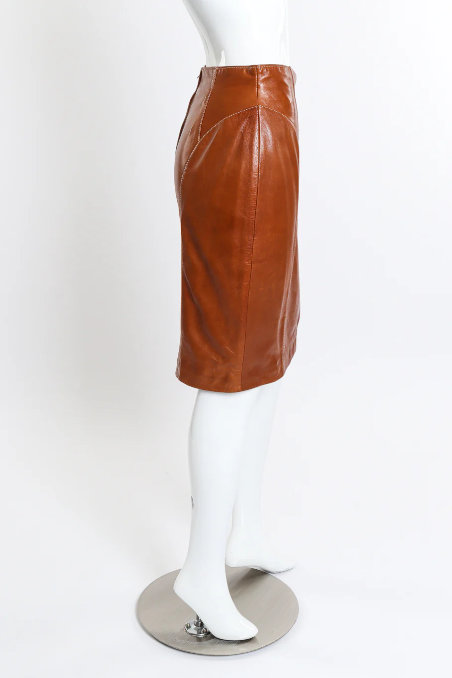 Leather Fringe Jacket & Skirt Set - Image 12
