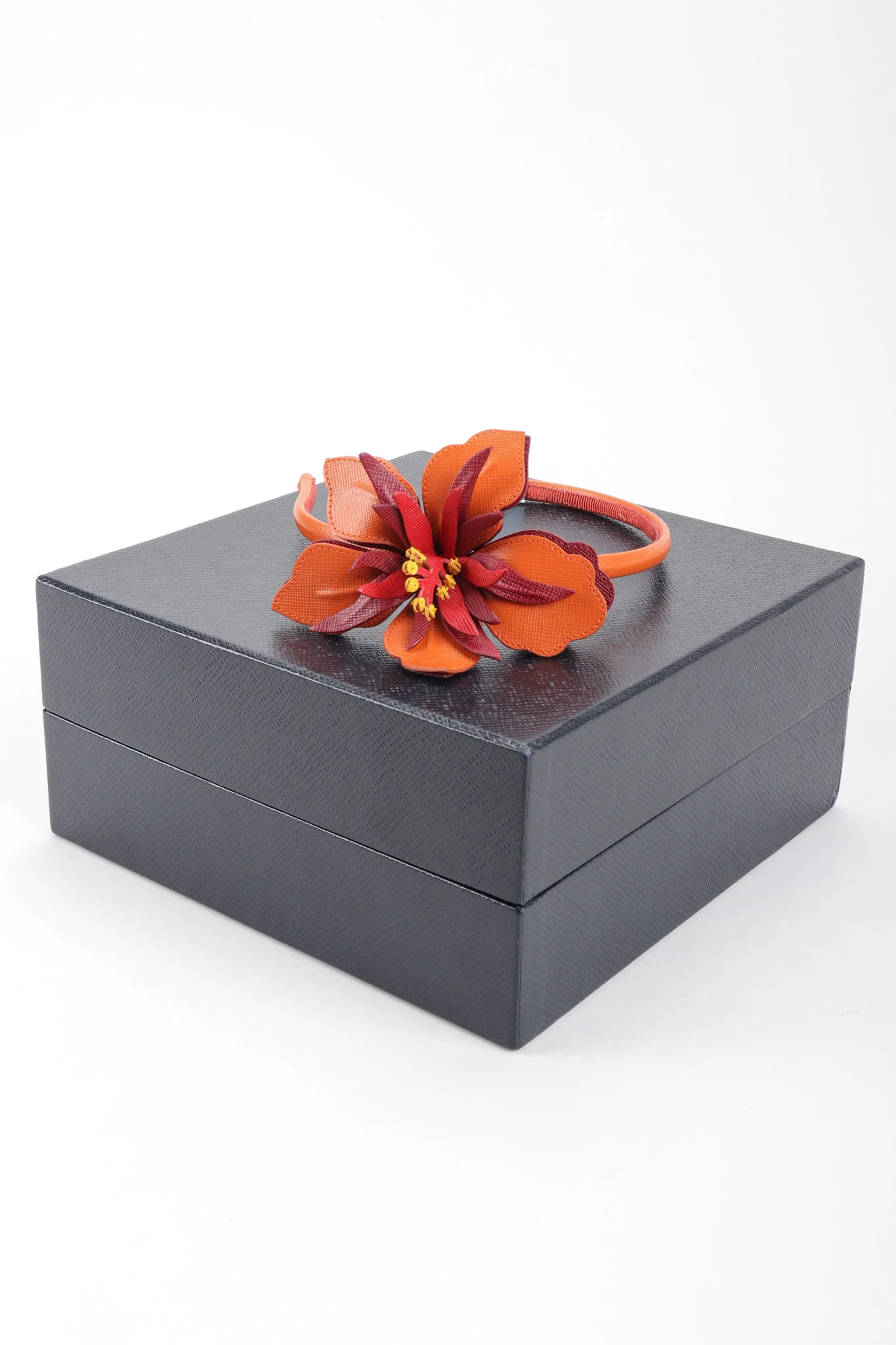 Leather Hibiscus Headband - Image 10