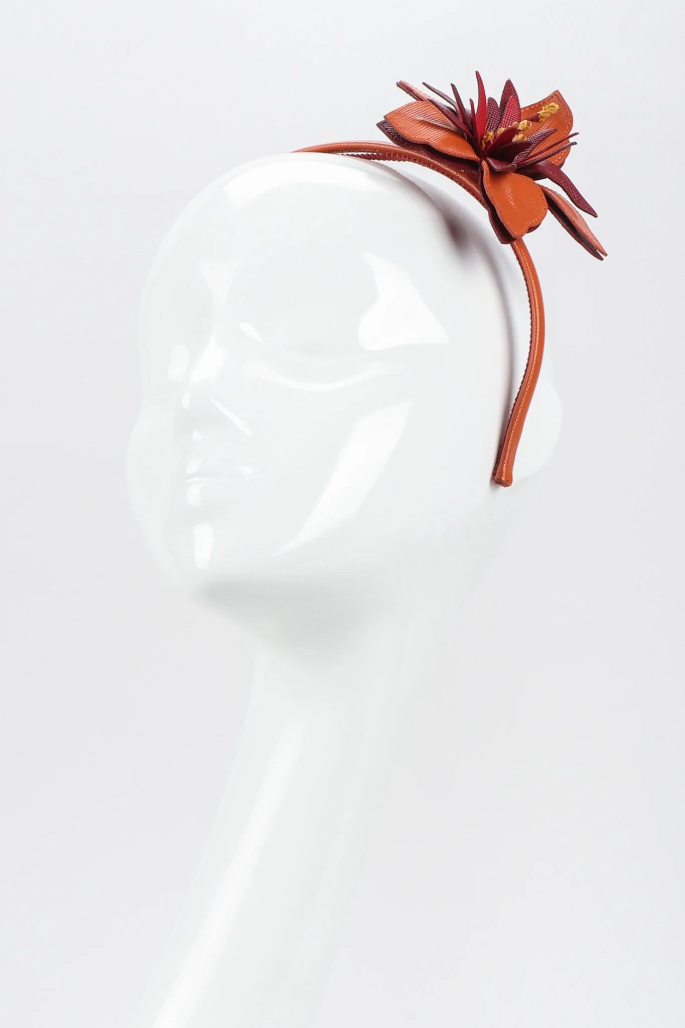 Leather Hibiscus Headband - Image 2