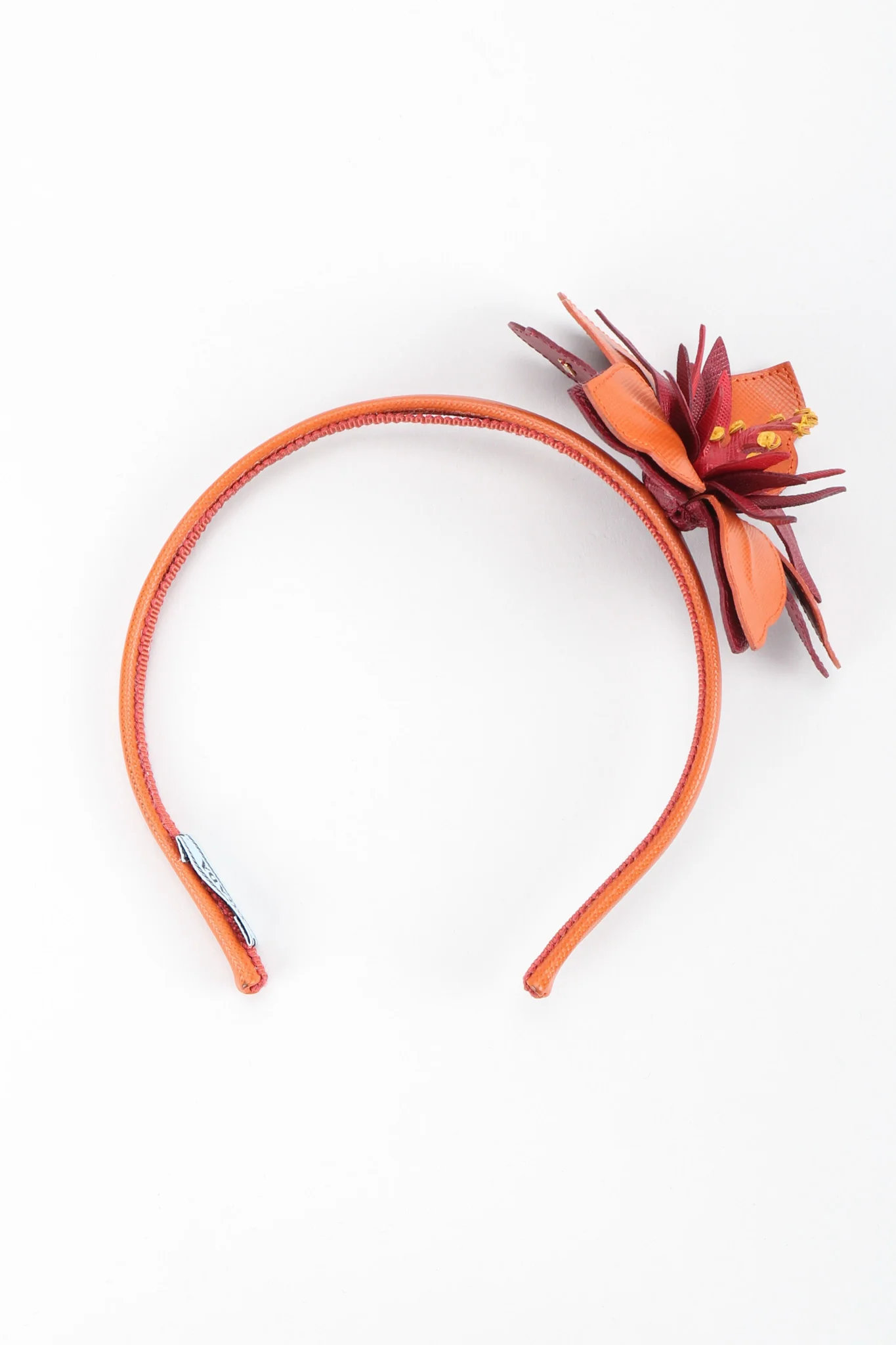 Leather Hibiscus Headband - Image 4